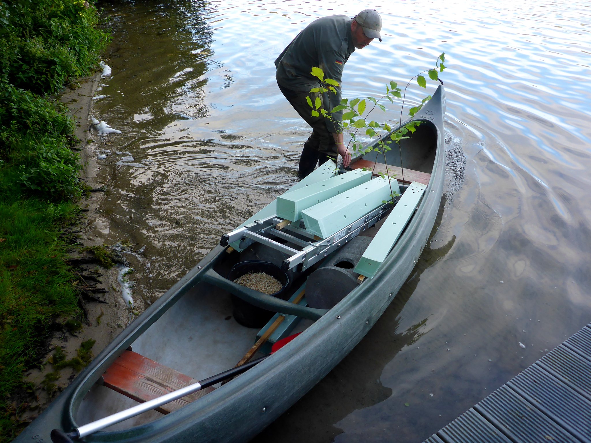 Material und Werkzeug sind verladen.