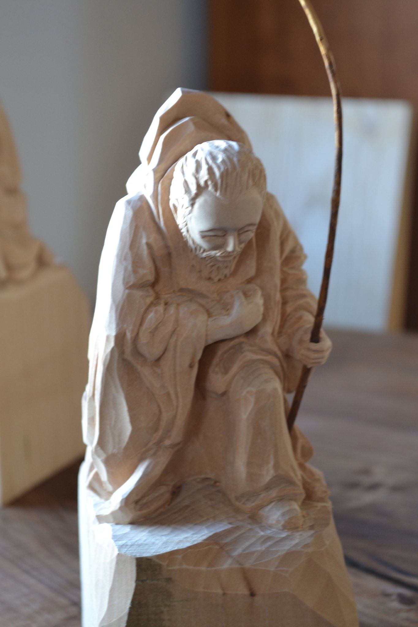 Krippenfiguren handgeschnitzt Josef