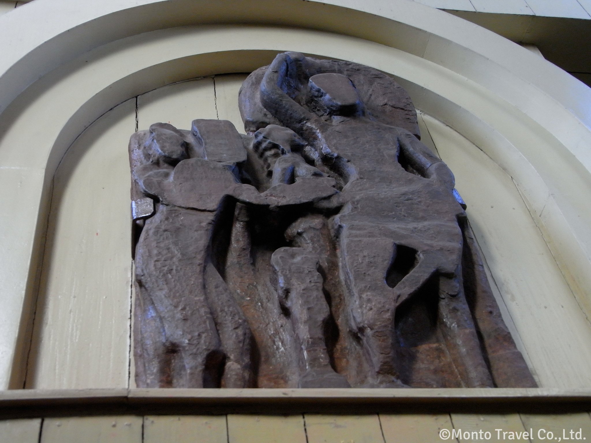 マーヤー堂内　レリーフ（ルンビニー）