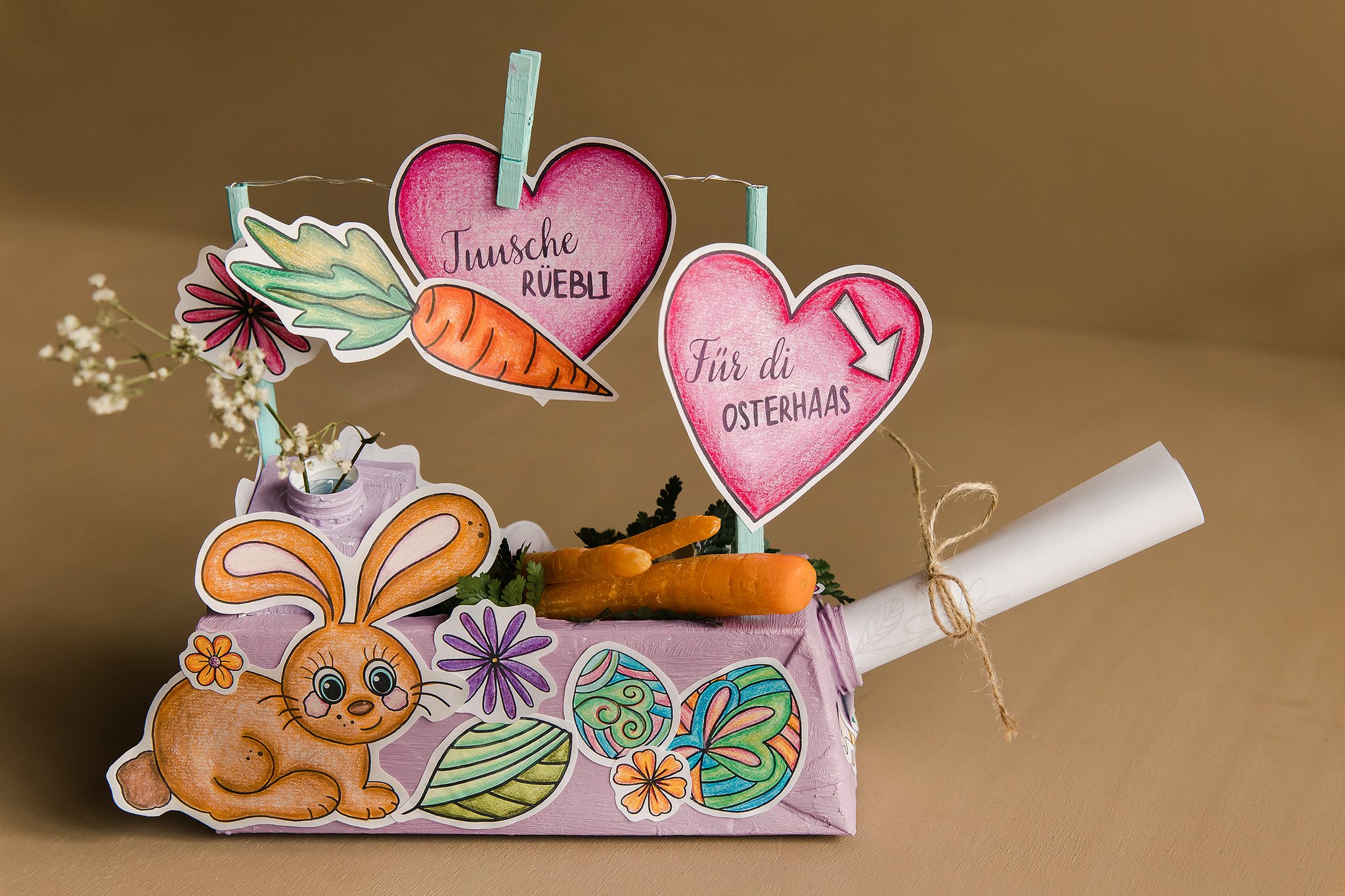 Osternest zum Basteln