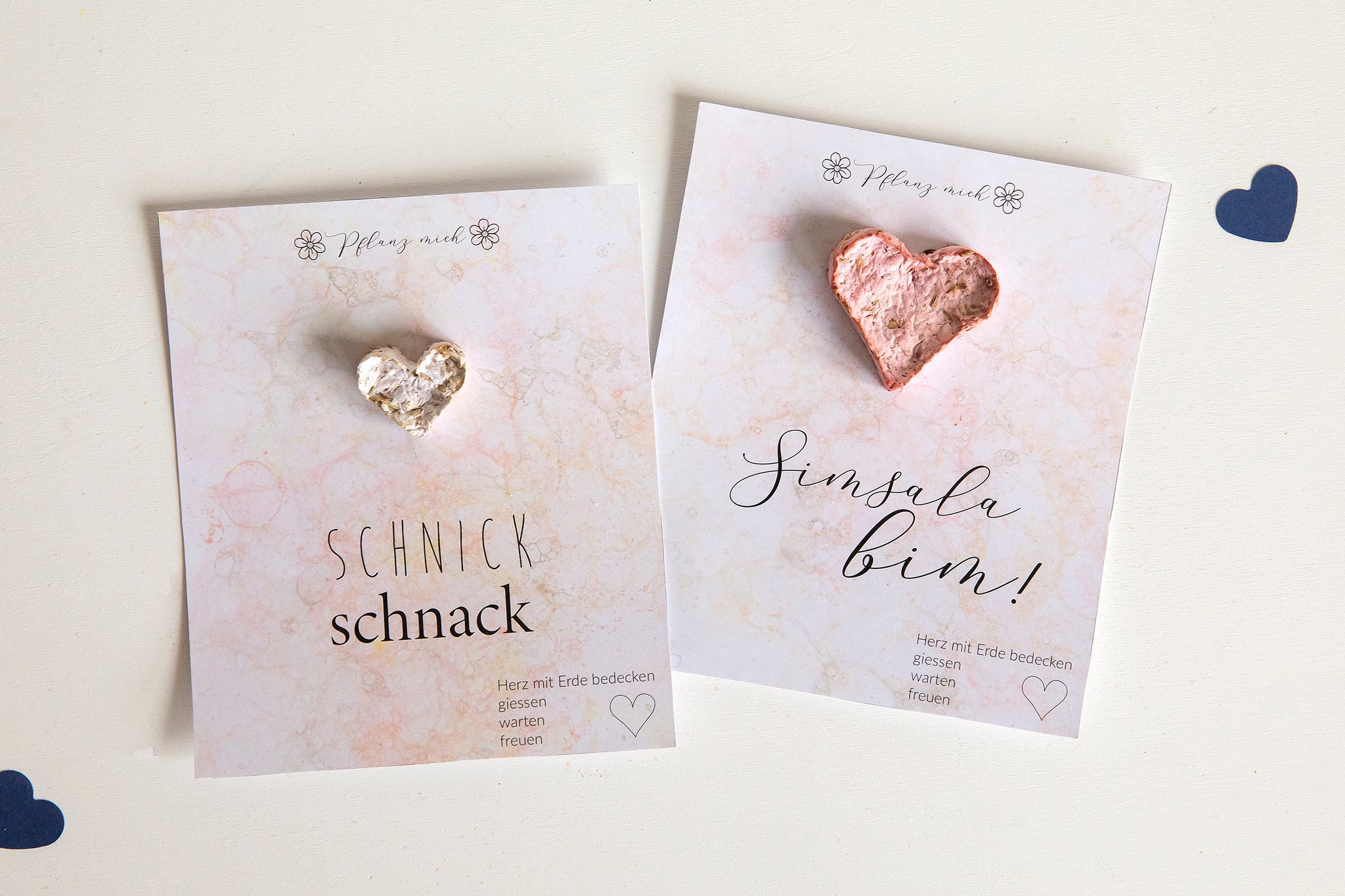 Karten - Wasserfarben/Röhrli