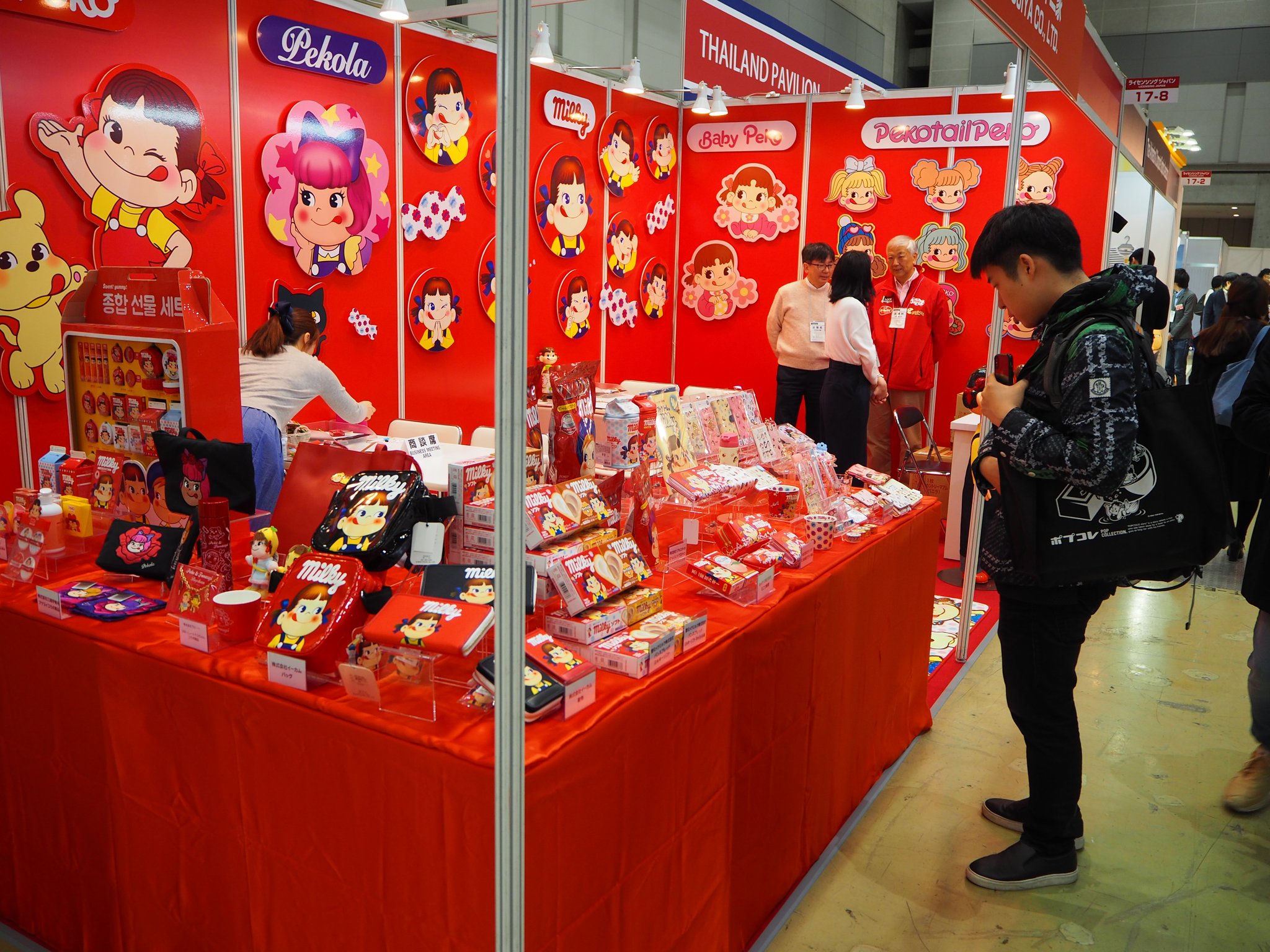 不二家のブース