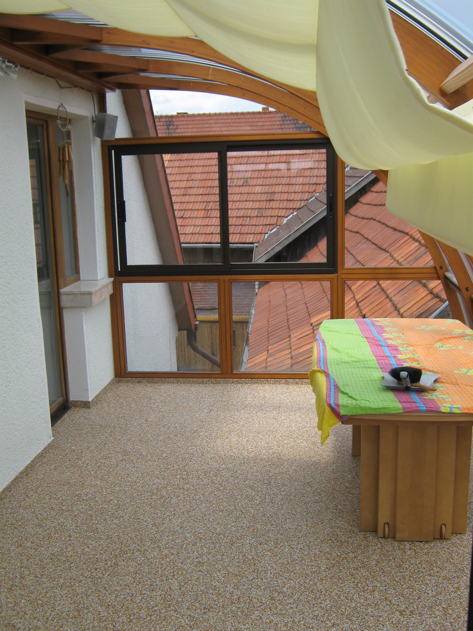 Steinteppich ist flexibel, deshalb optimal für Fachwerk