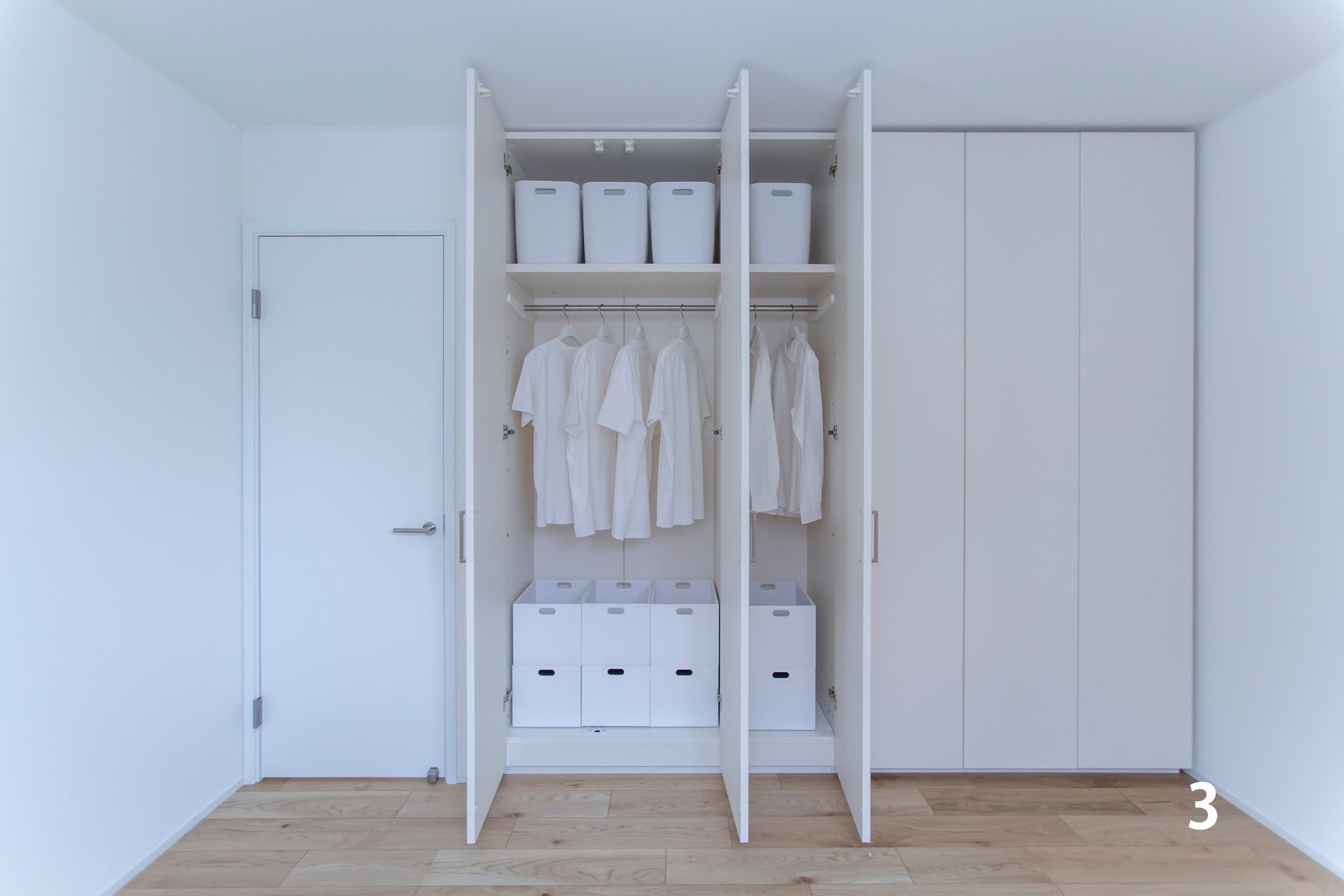 3．6帖ずつの2部屋に分ける