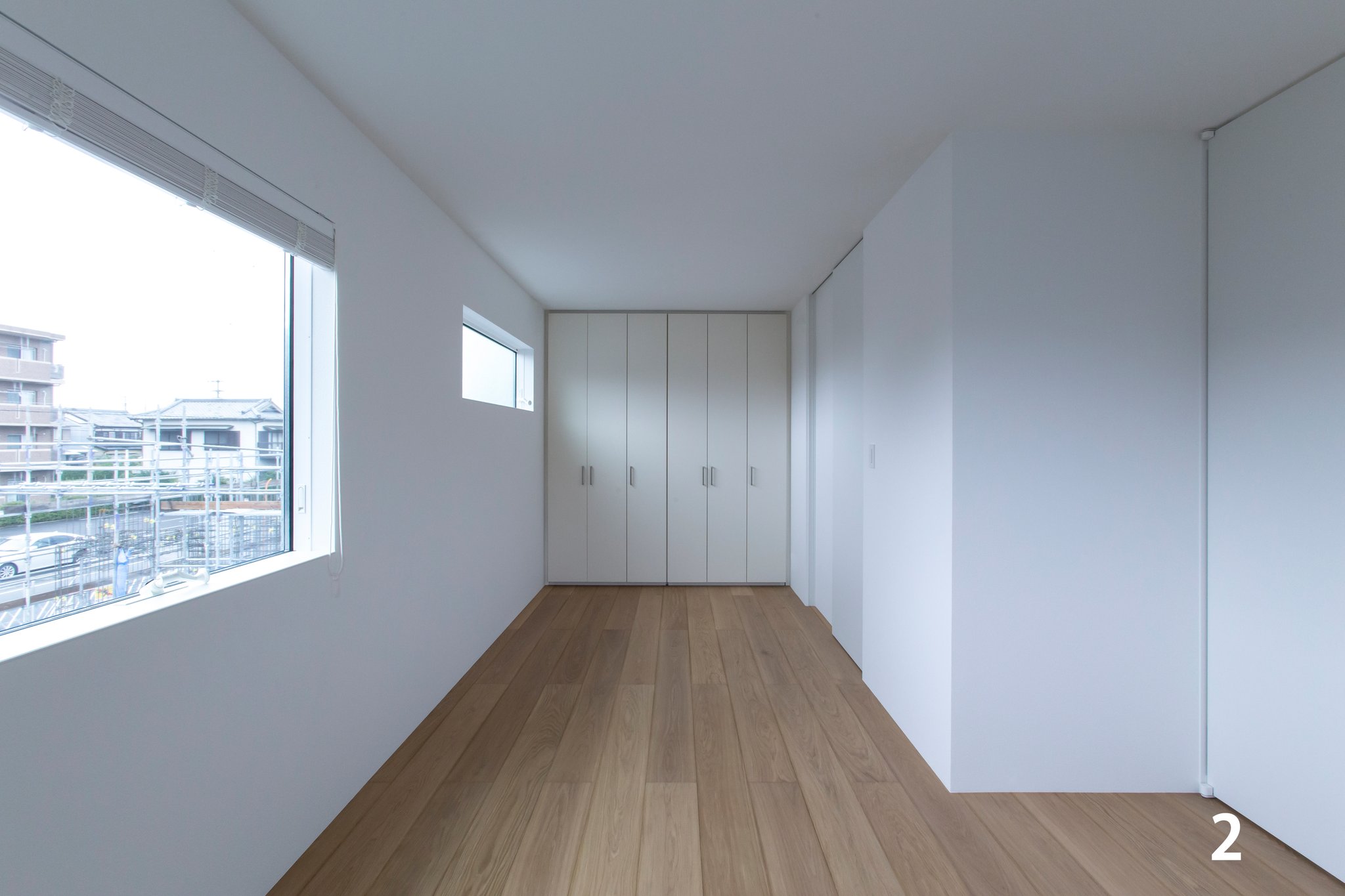 2．オープンなワンルーム