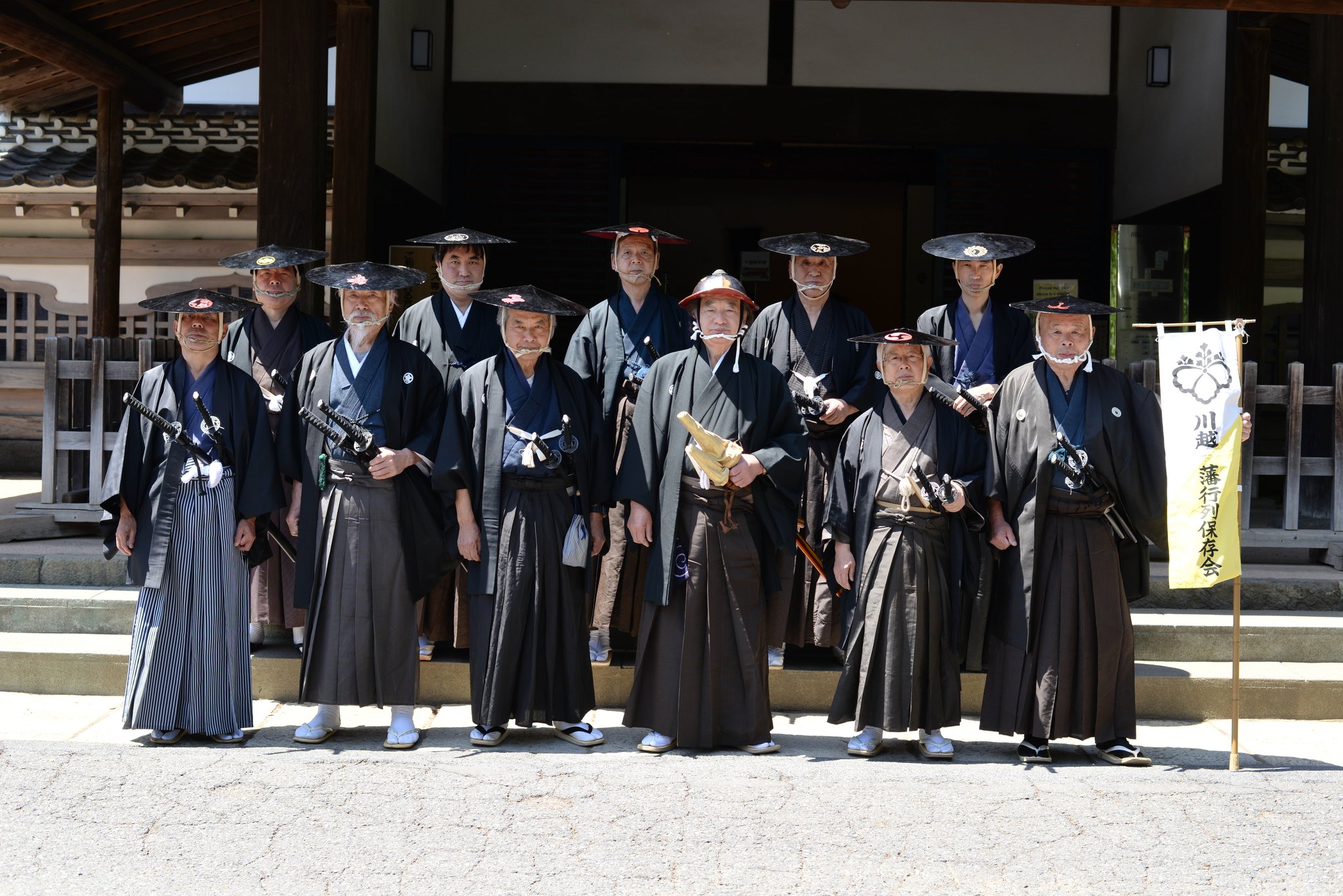 川越城本丸御殿前