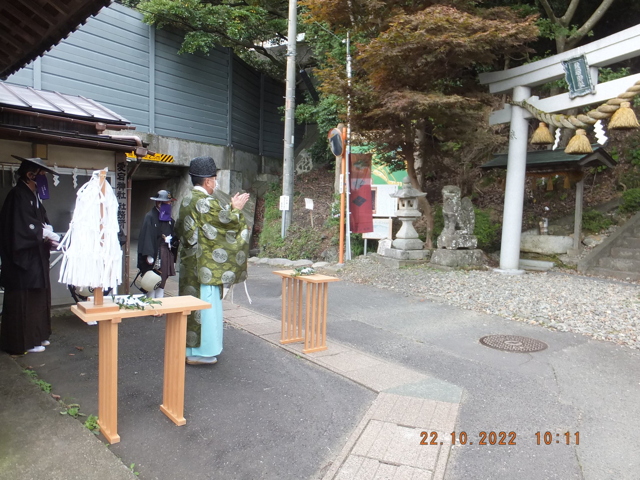 愛宕神社で安全祈願