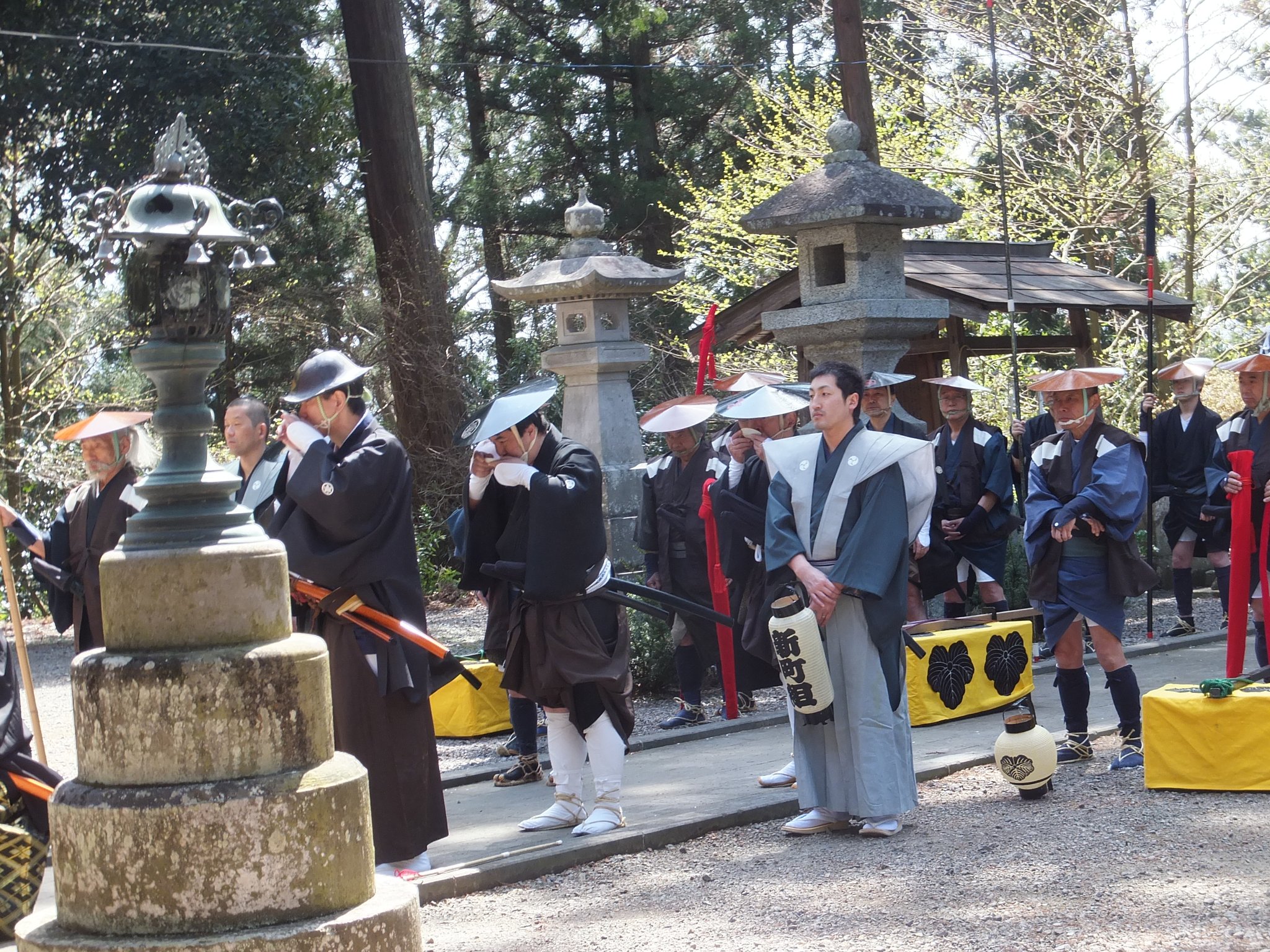 福島県棚倉町での行列安全祈願