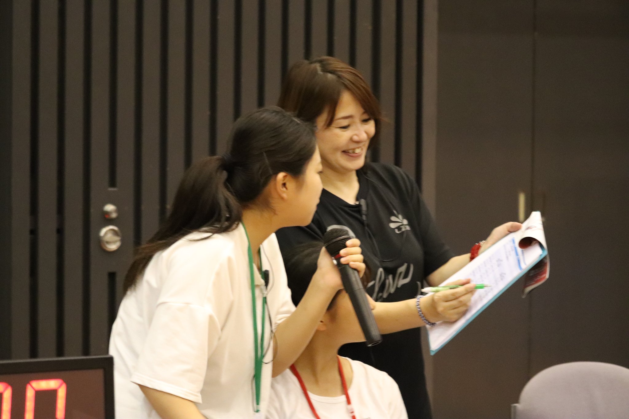 アナウンスも行いました。