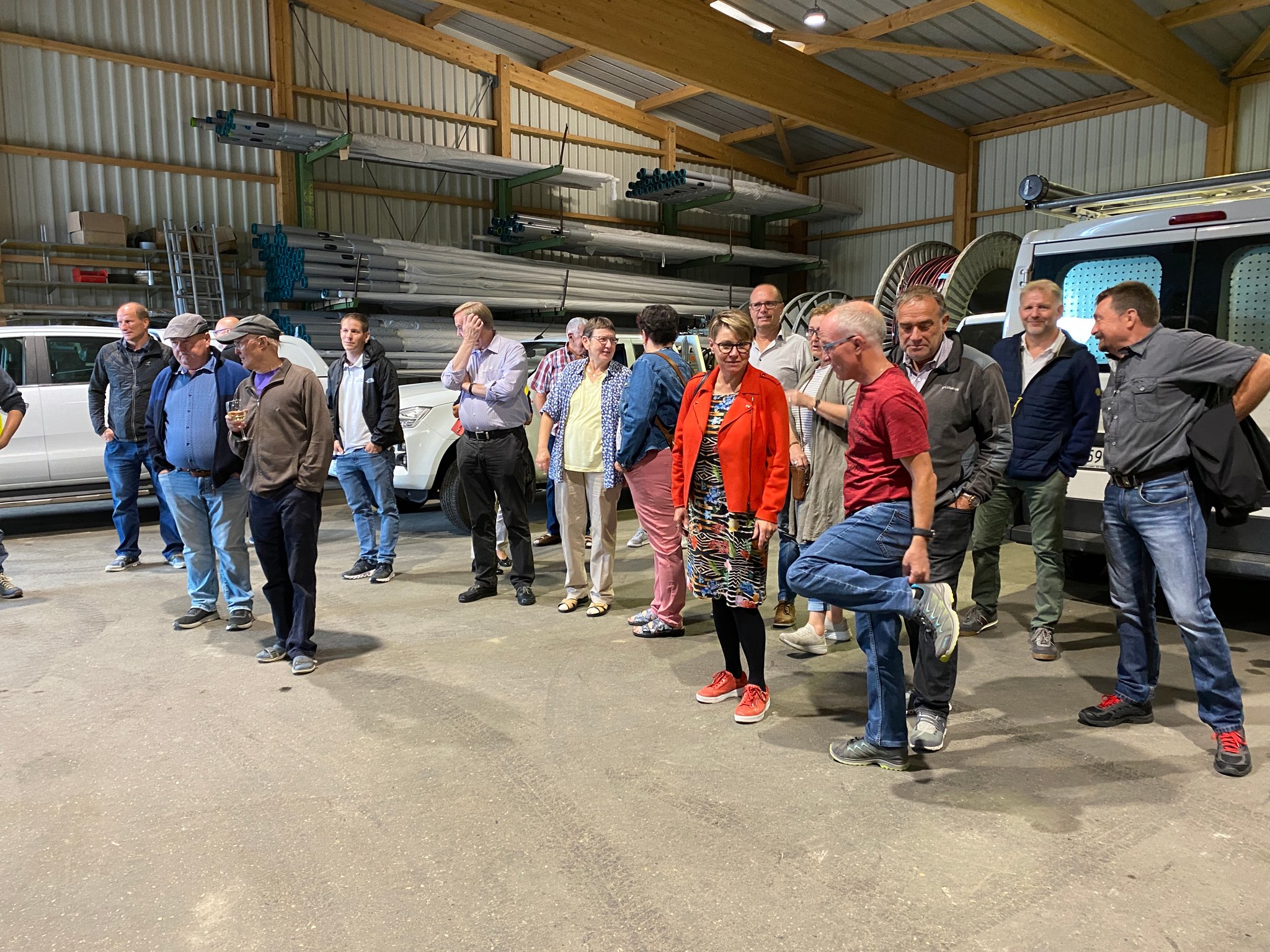 Geri: "was habe ich in meinem Schuh..."