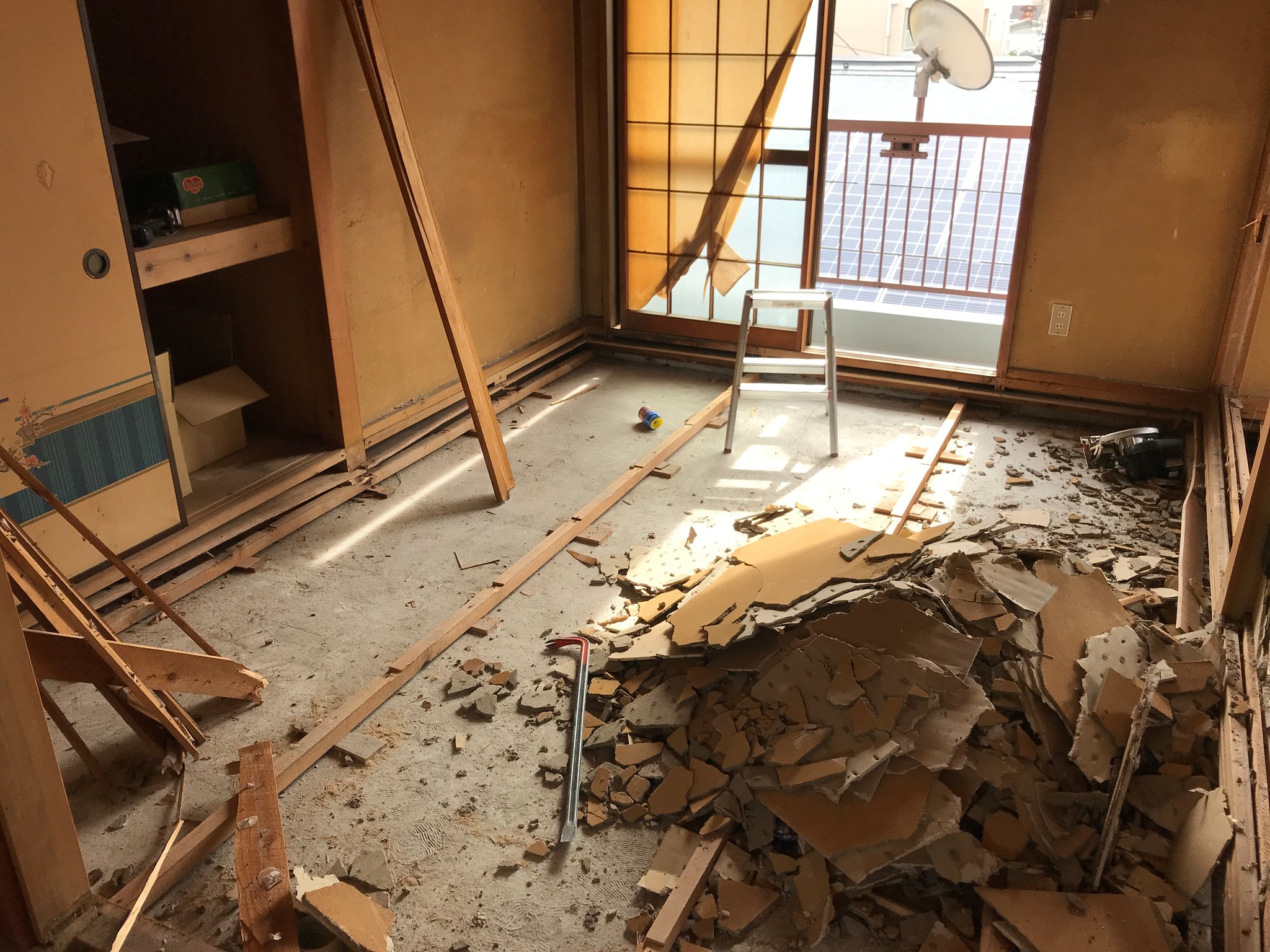 施工中　居室Ａ②