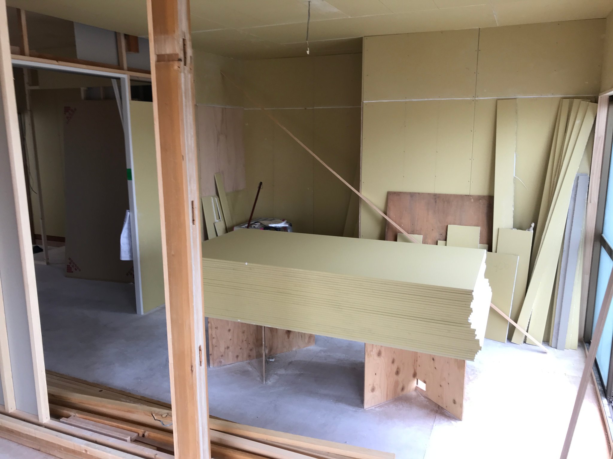 施工中　居室Ａ④