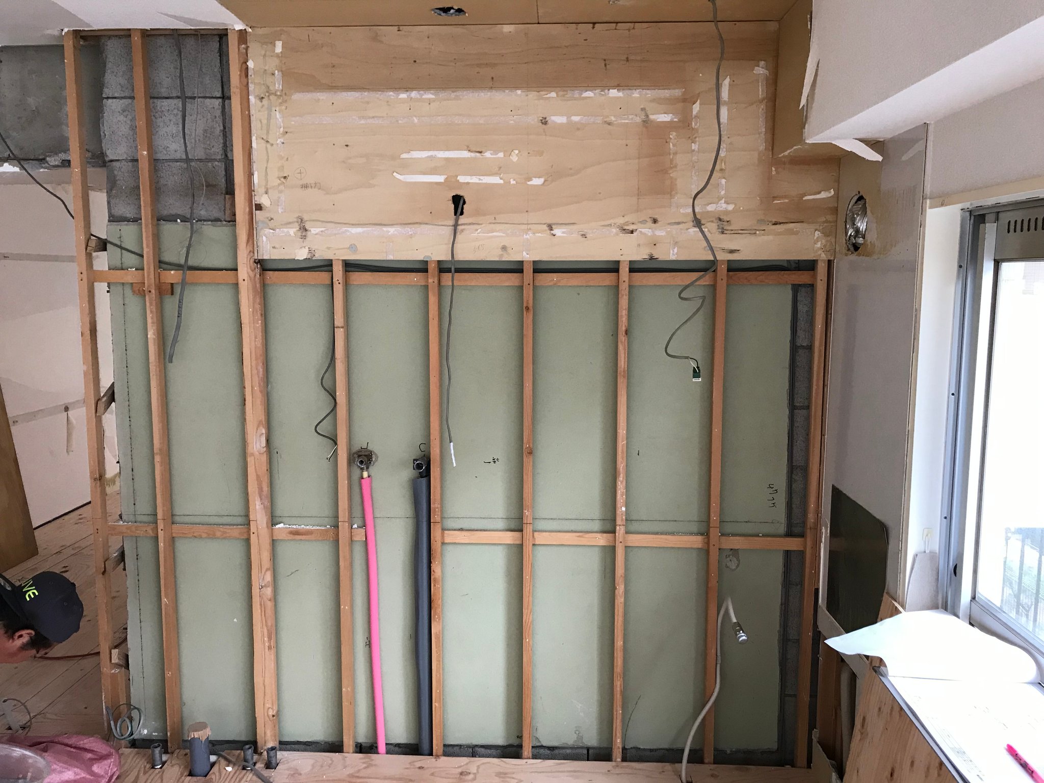 キッチン撤去後