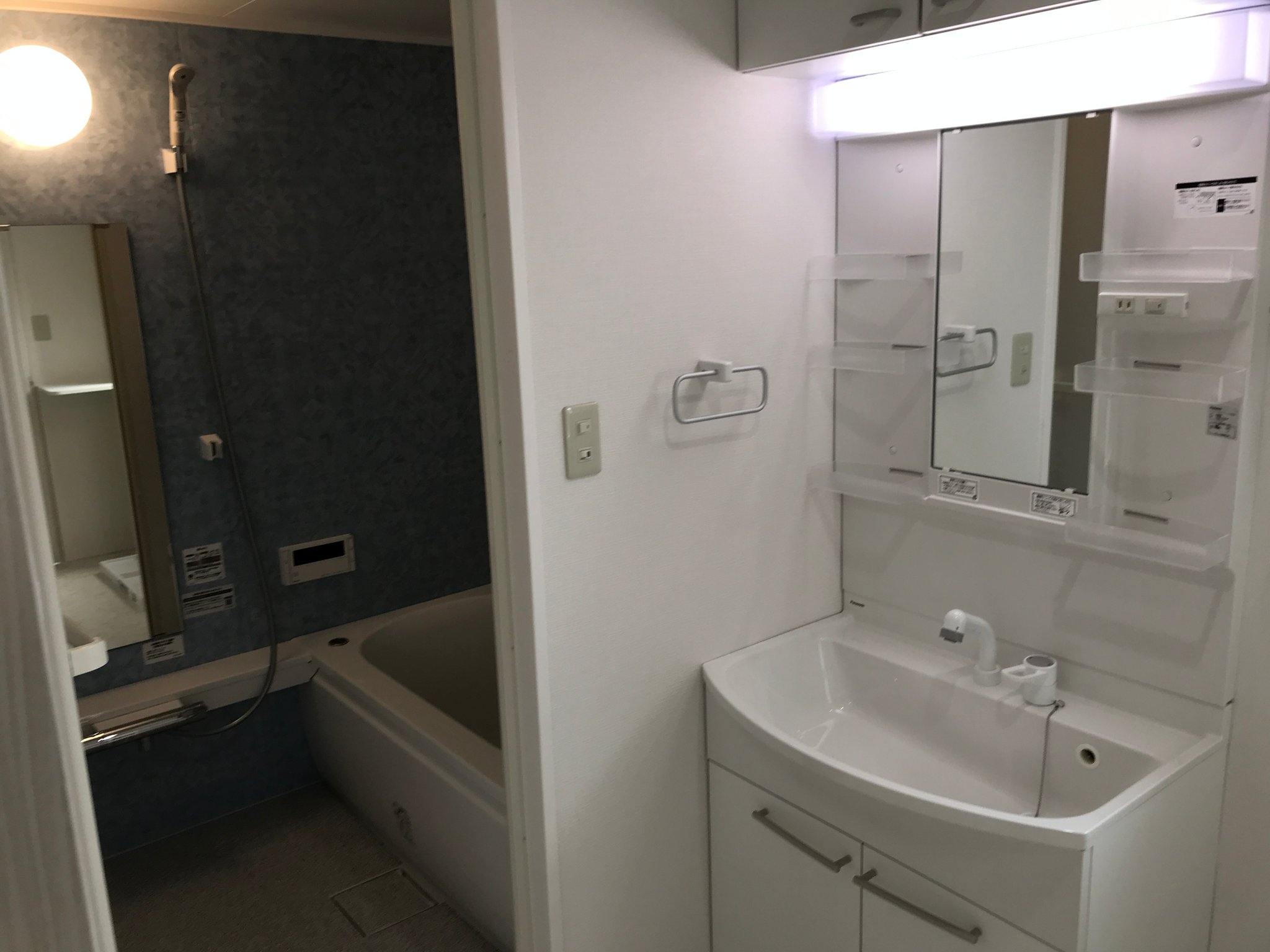 施工後　洗面脱衣所②