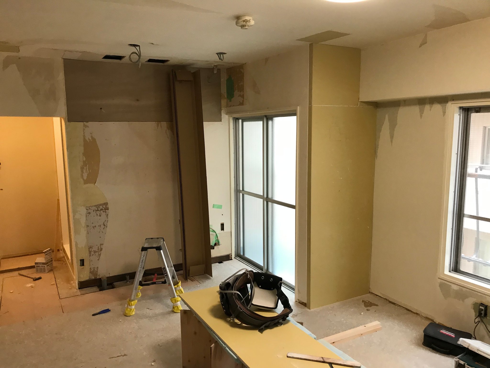 施工中　洋室①