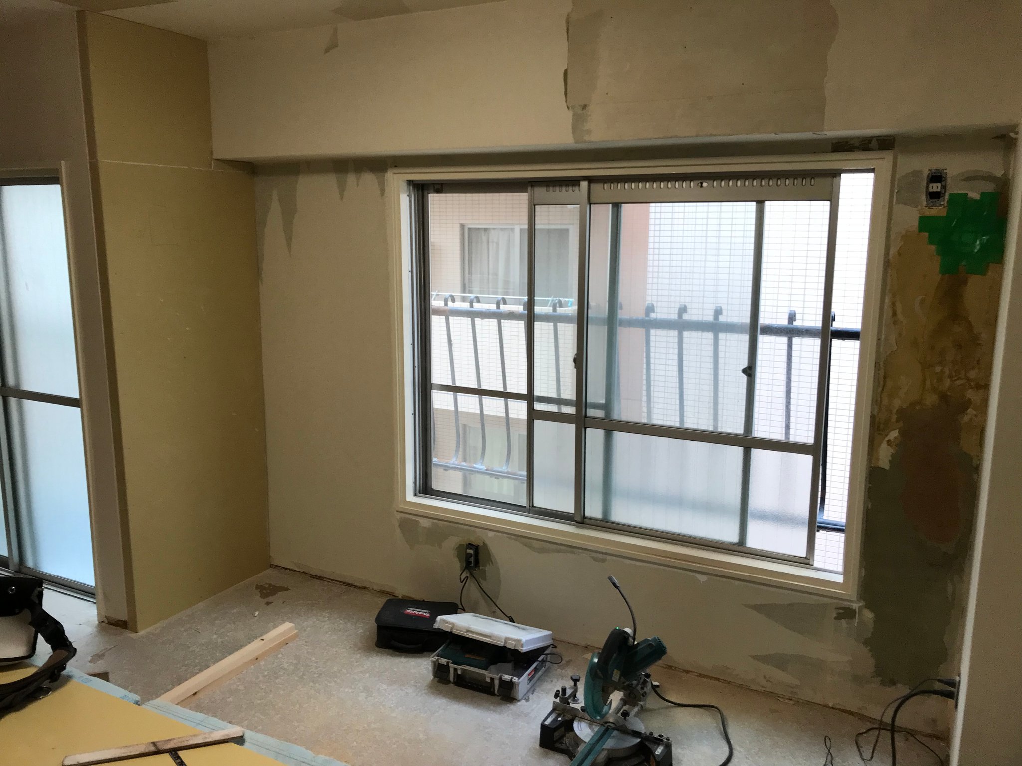 施工中　洋室②