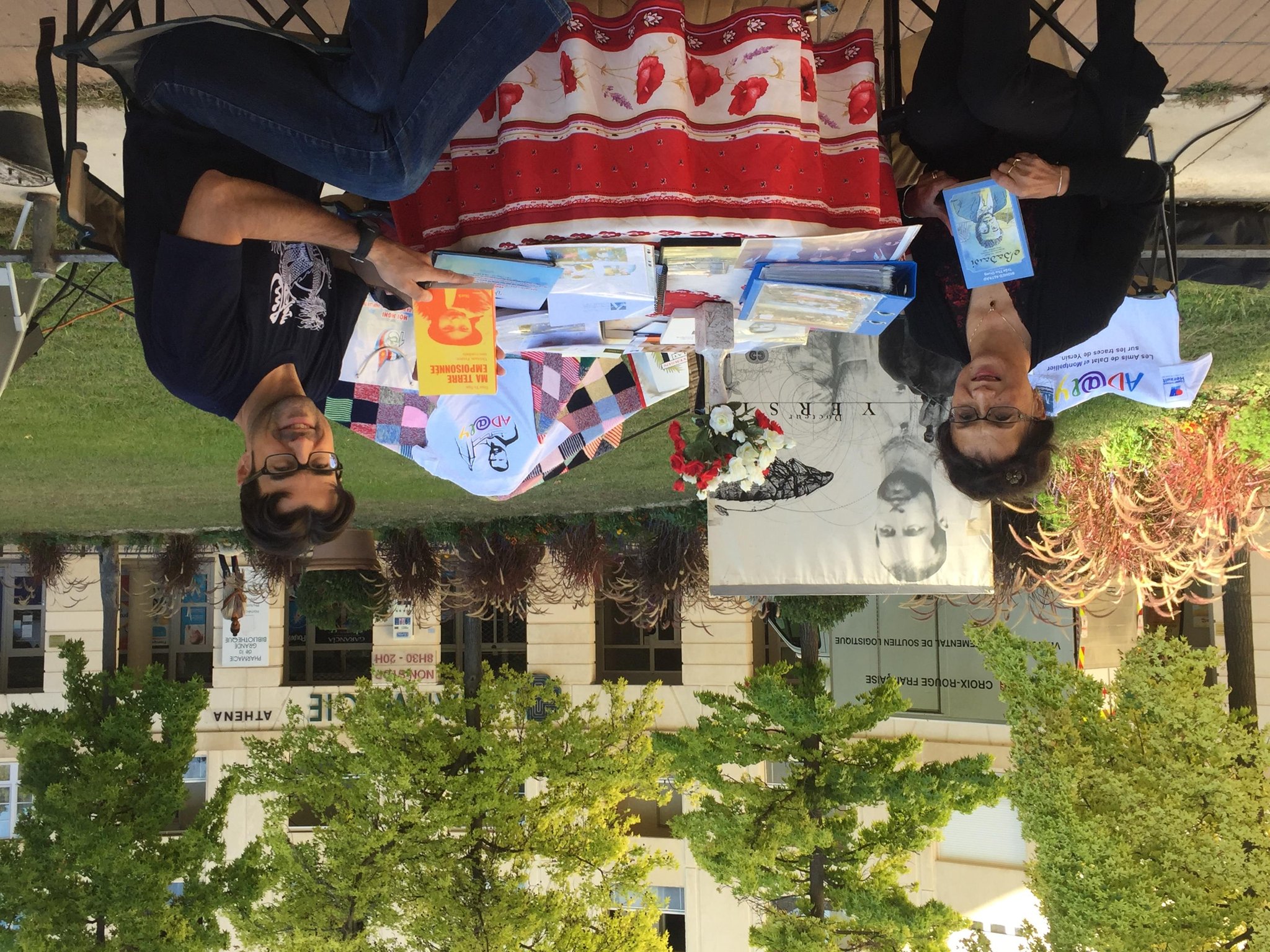 10 SEPTEMBRE 2017 - Stand AD@lY à Antigone des Associations Avec Pierre Journoud, vice President. 