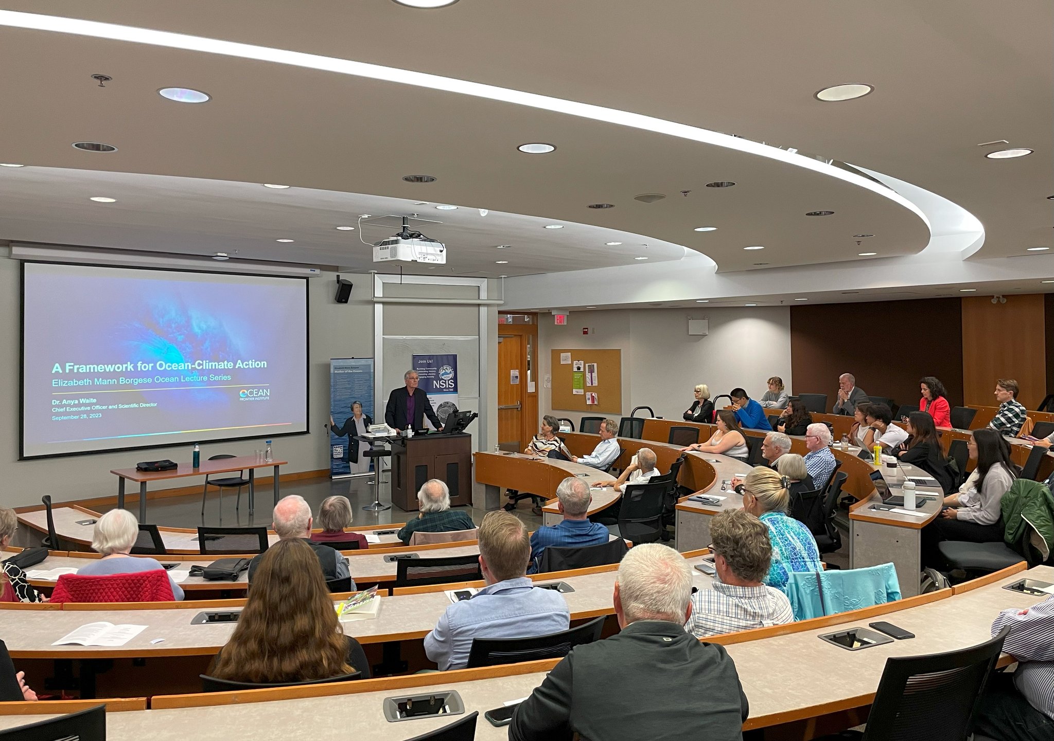 Michael Butler, Director IOI Canada delivering the introduction to the audience