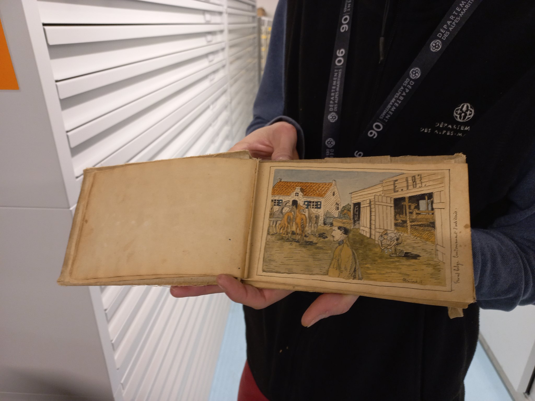 Un carnet de croquis réalisé par un poilu