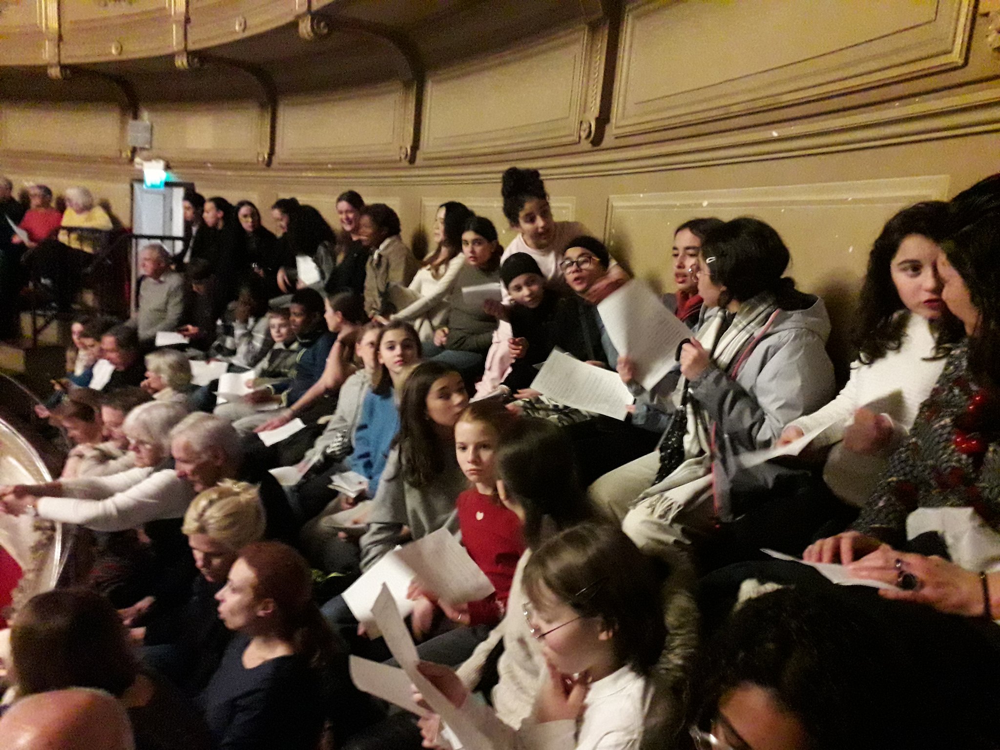 Le soir de la représentation...