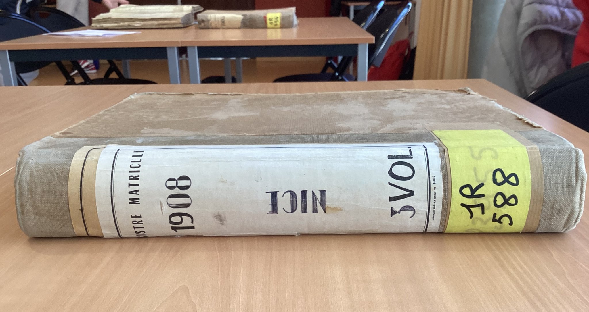 Un registre matricule