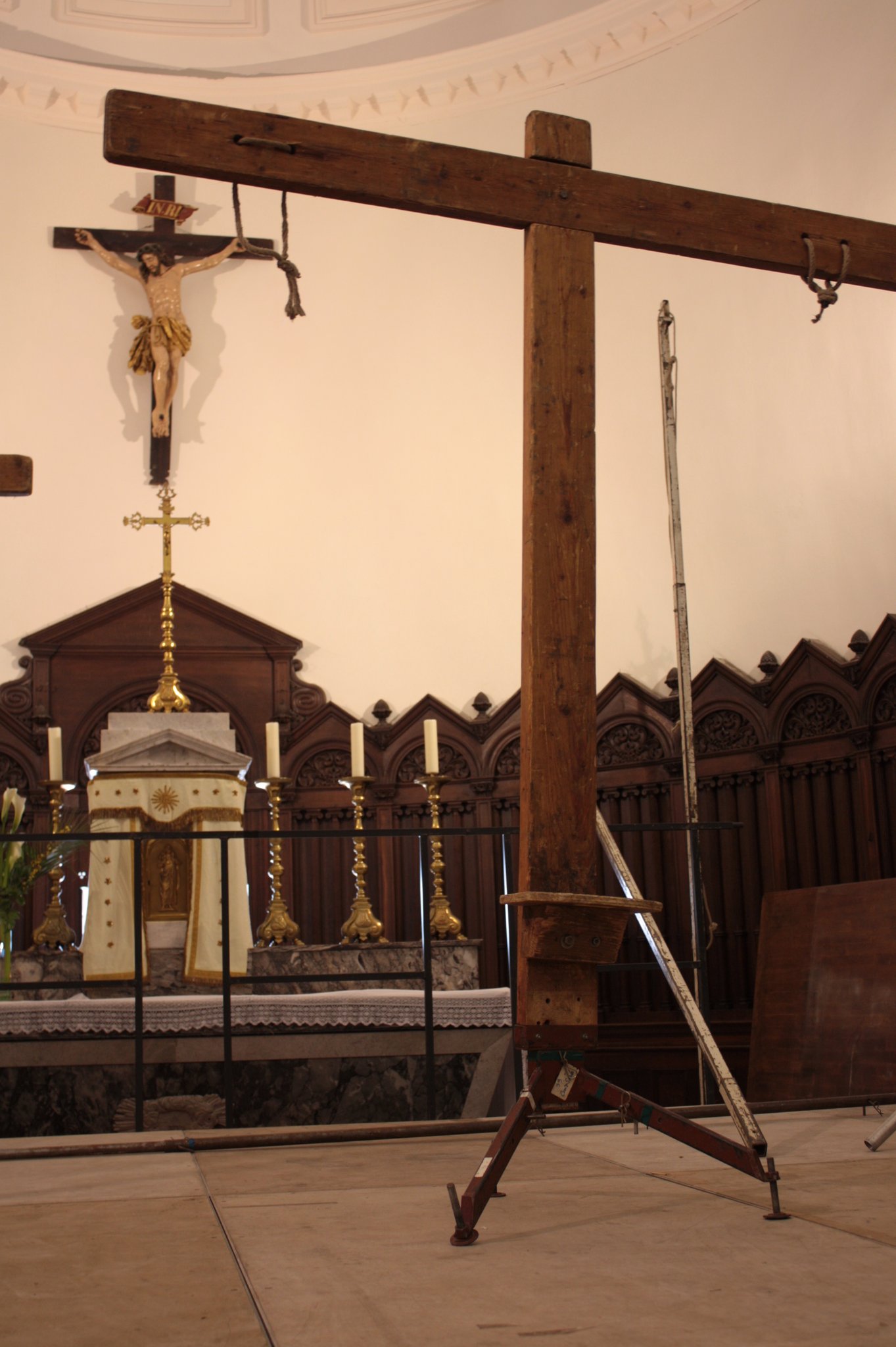 intérieur de l'église St J-Baptiste de La Viéville - © JDR