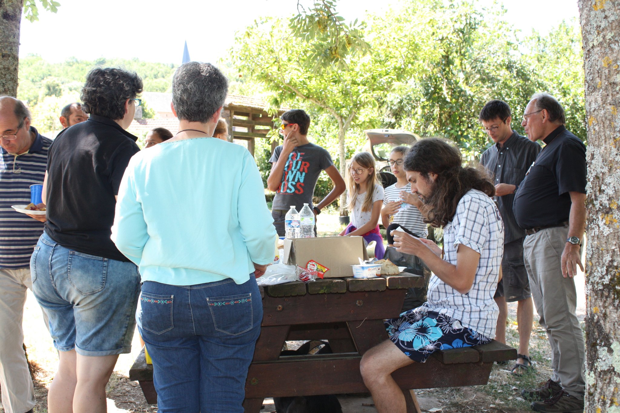 Jeu. 9 août 2018 : du Cuzoul à Castanet. Déjeuner à Castanet