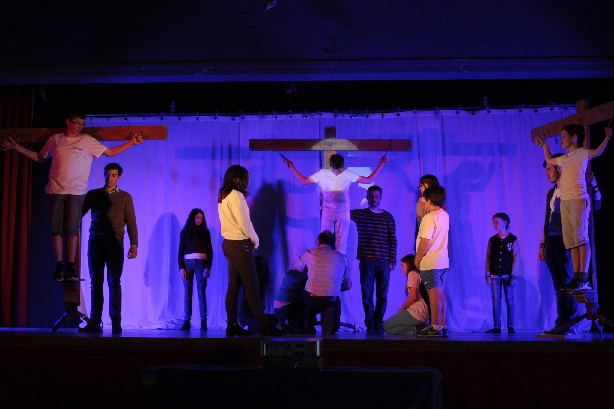 Répétition de la mort en croix (© JDR)