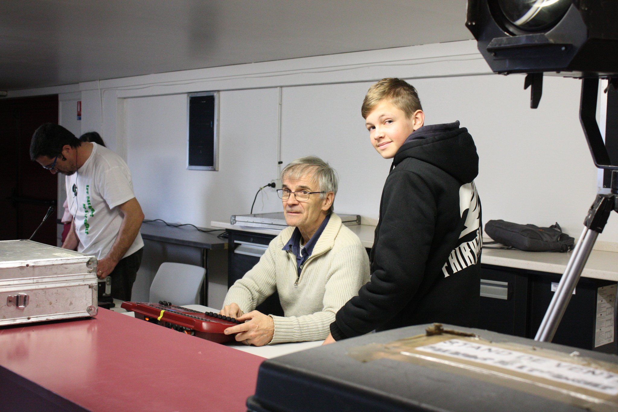 La régie son et lumières - ( c) JDR