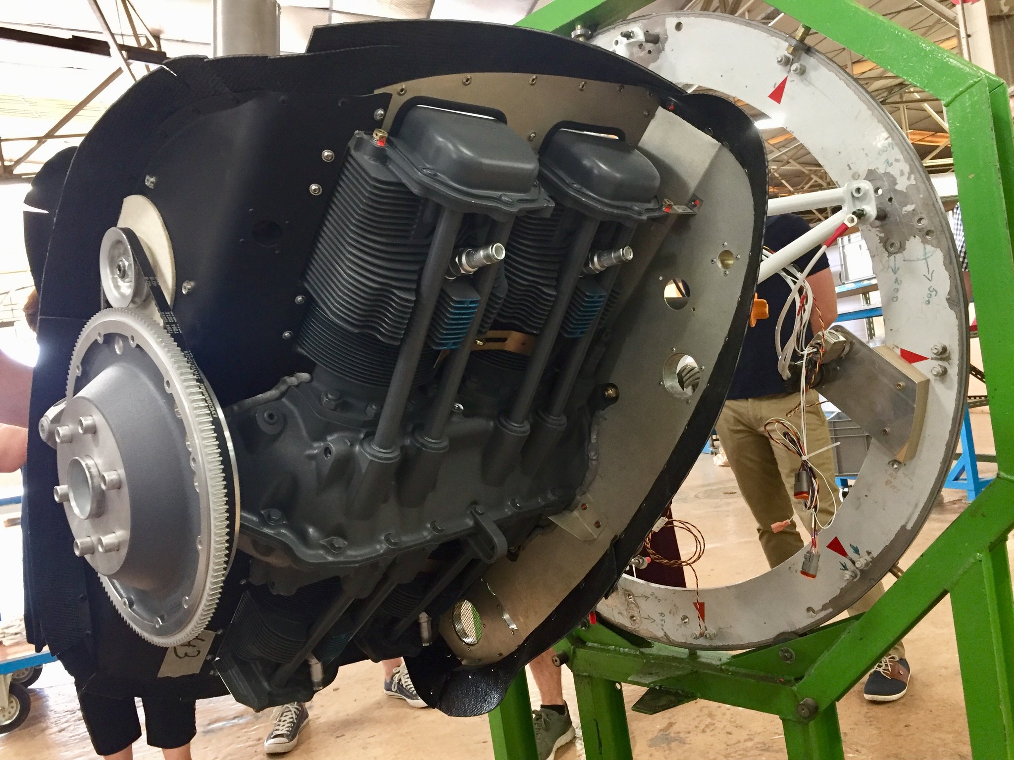 DR401-Montage Préparation Moteur Lycoming