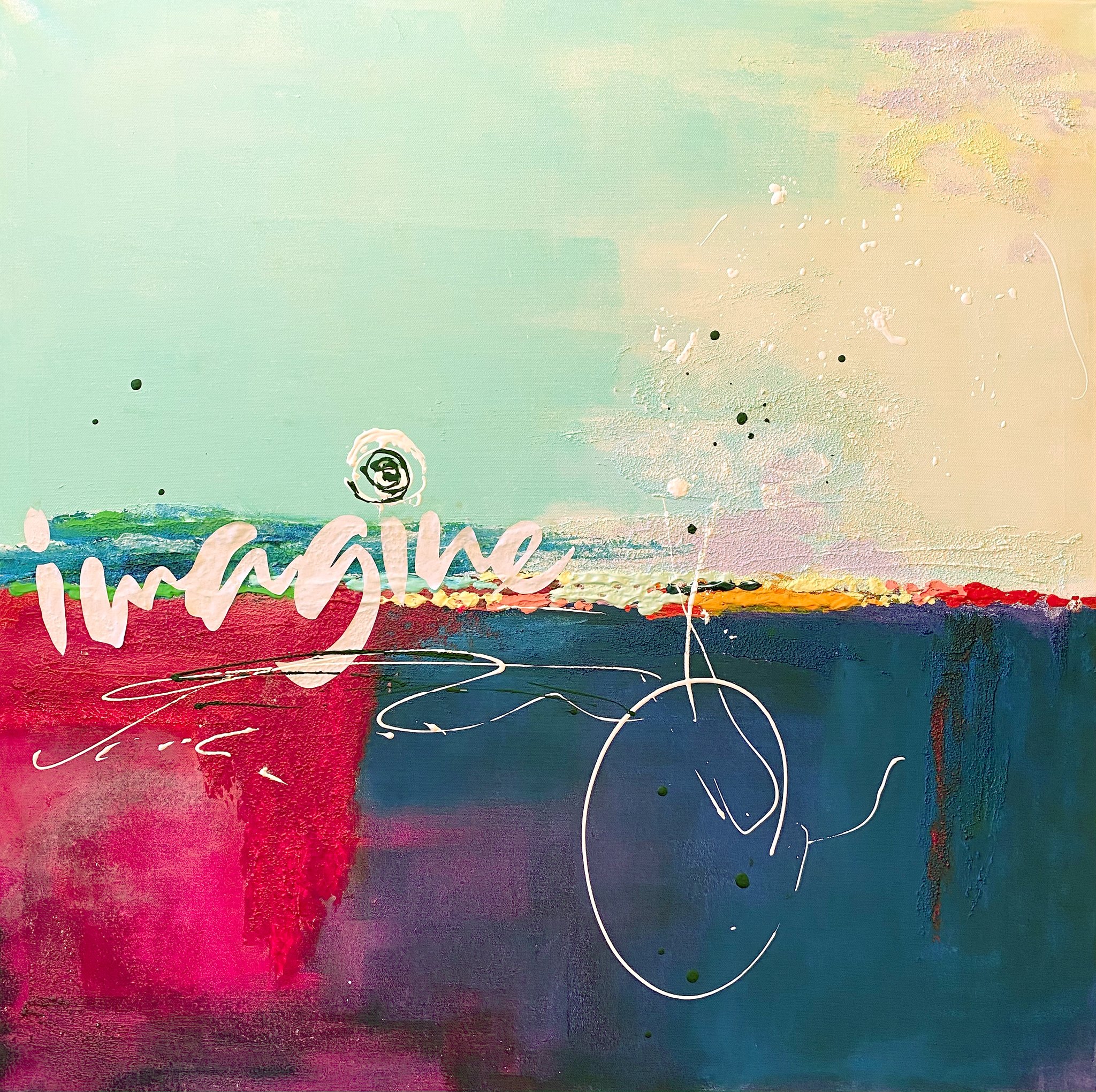 IMAGINE  Acryl auf Leinwand  80 x 80