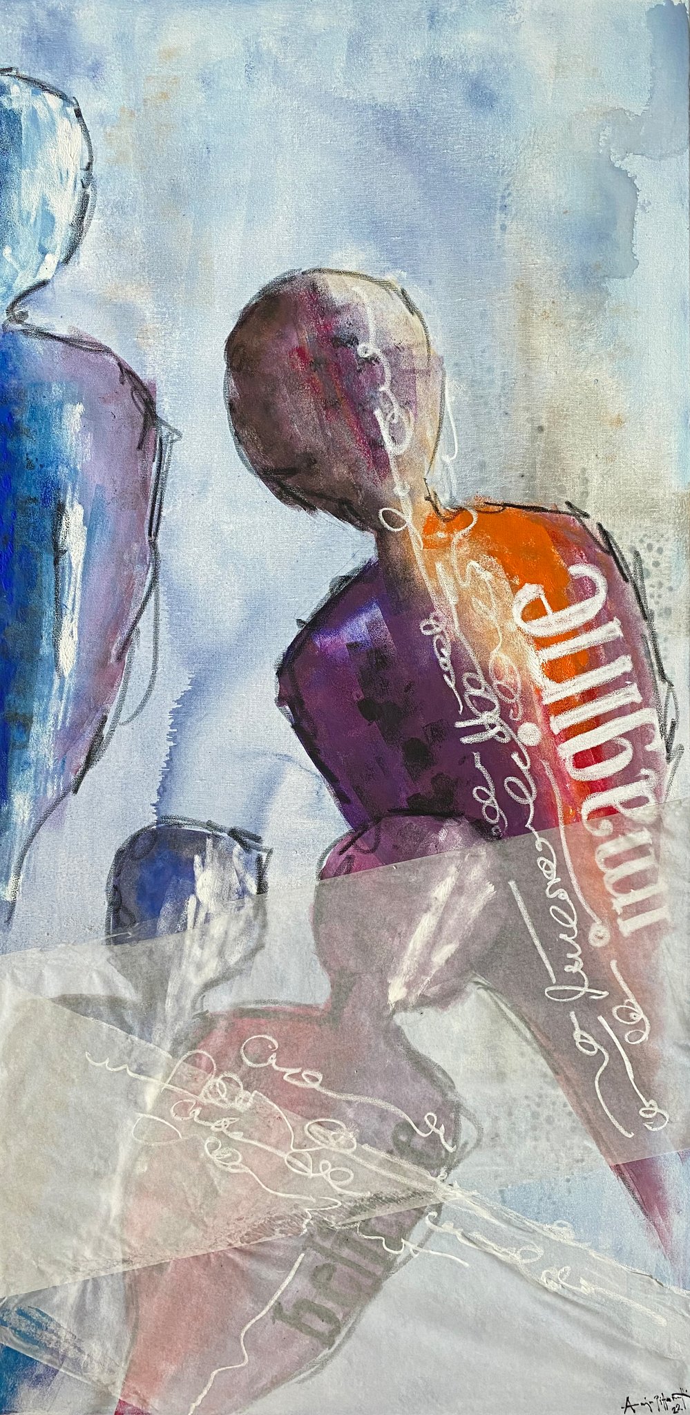 THATS YOU  Acryl auf Leinwand 70X140