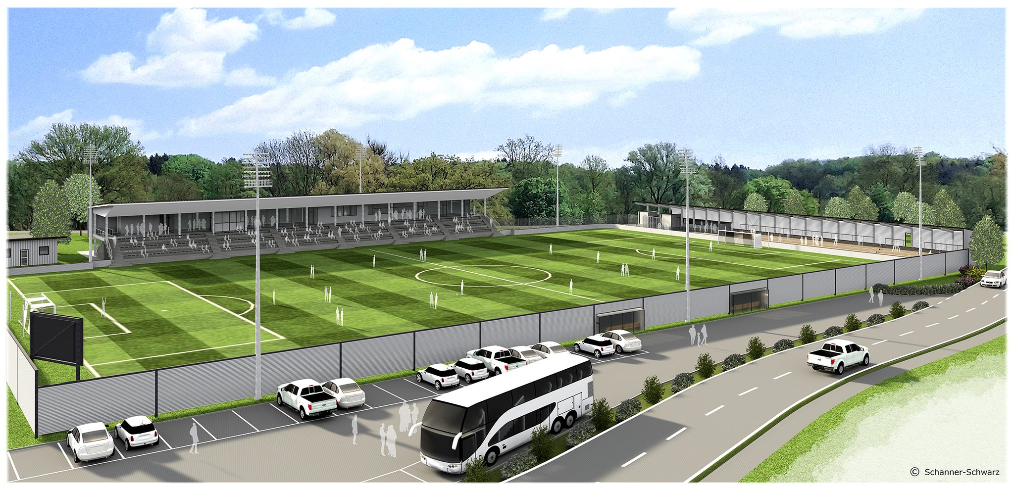 Fussballstadion USV Gnas 2021