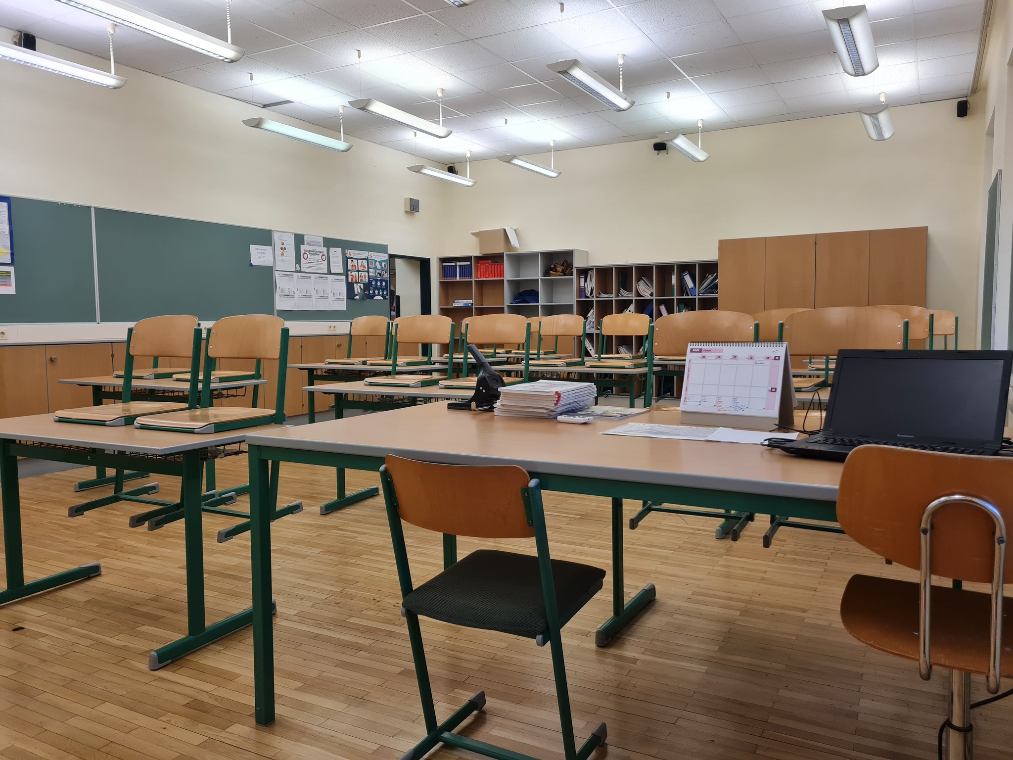 ... ist dies die räumlich größte Klasse im Haus.