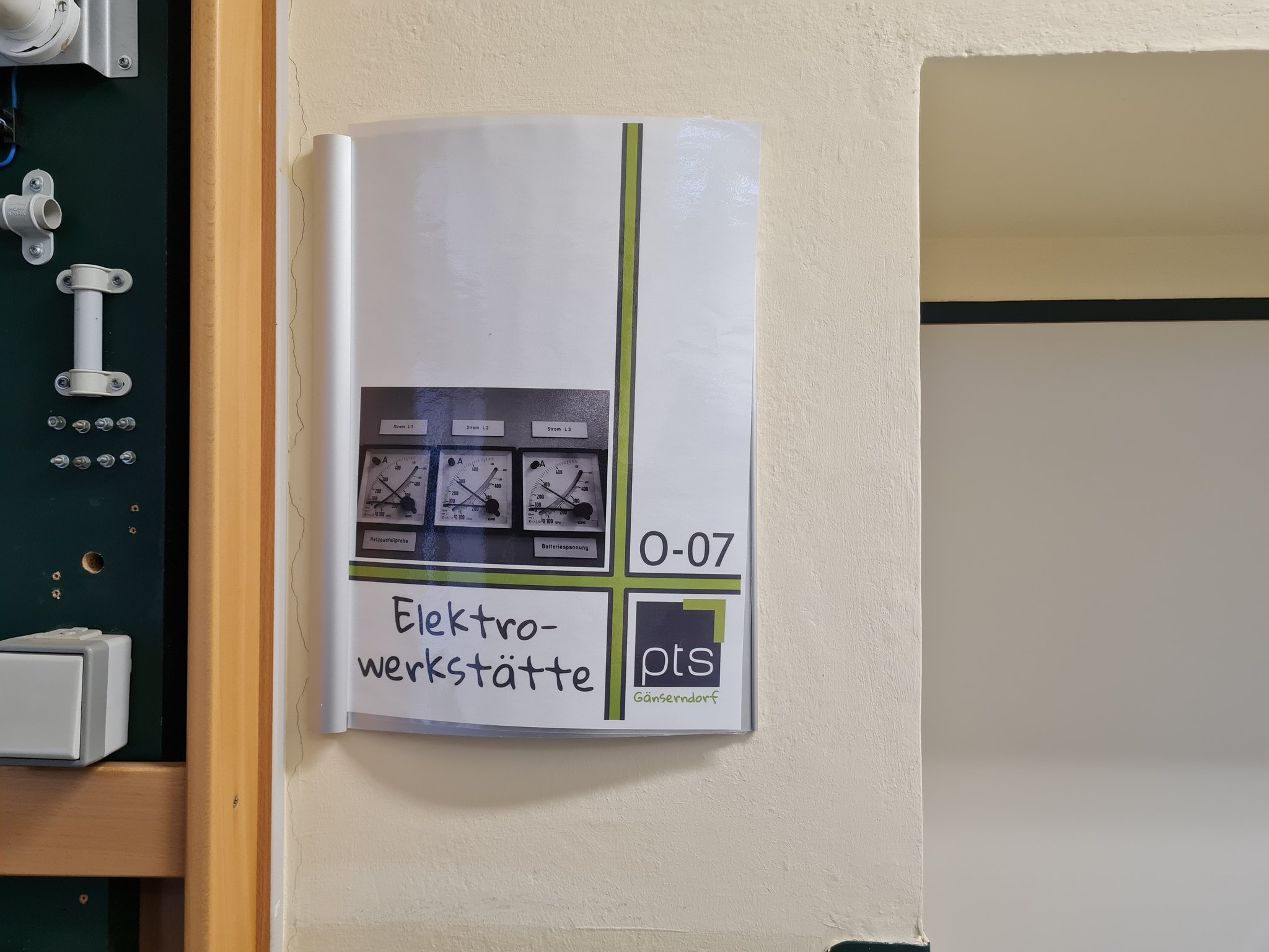 ... Elektrowerkstätte.