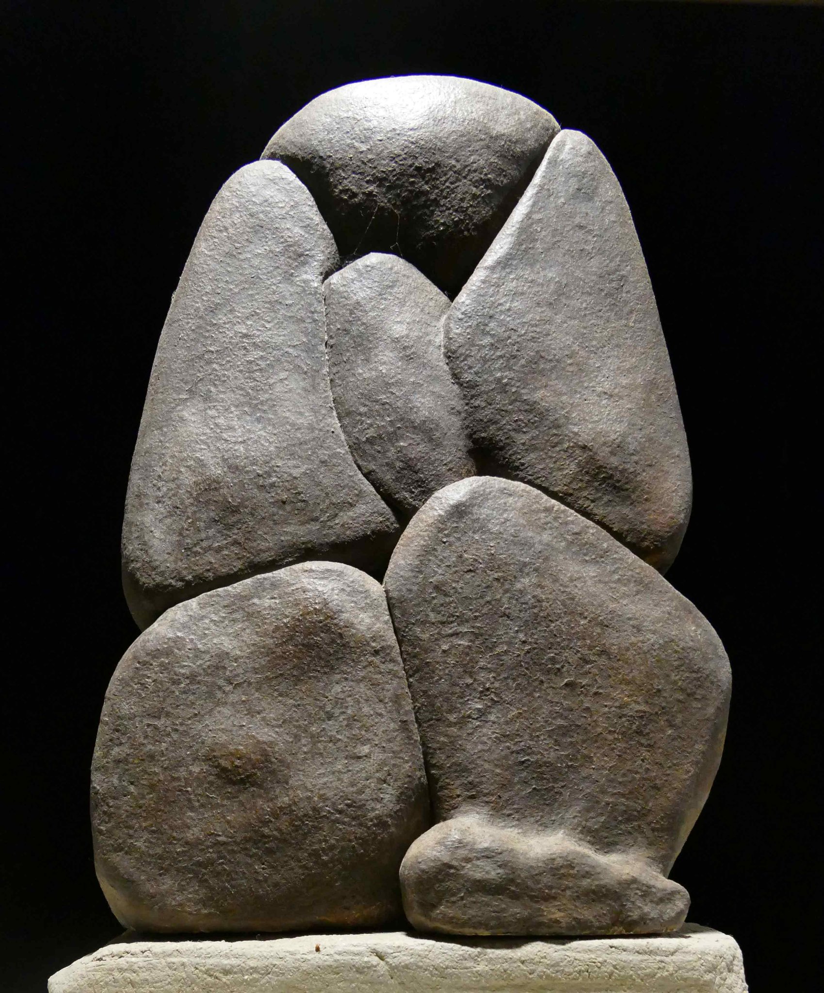 Repli - terre cuite - h 33 cm