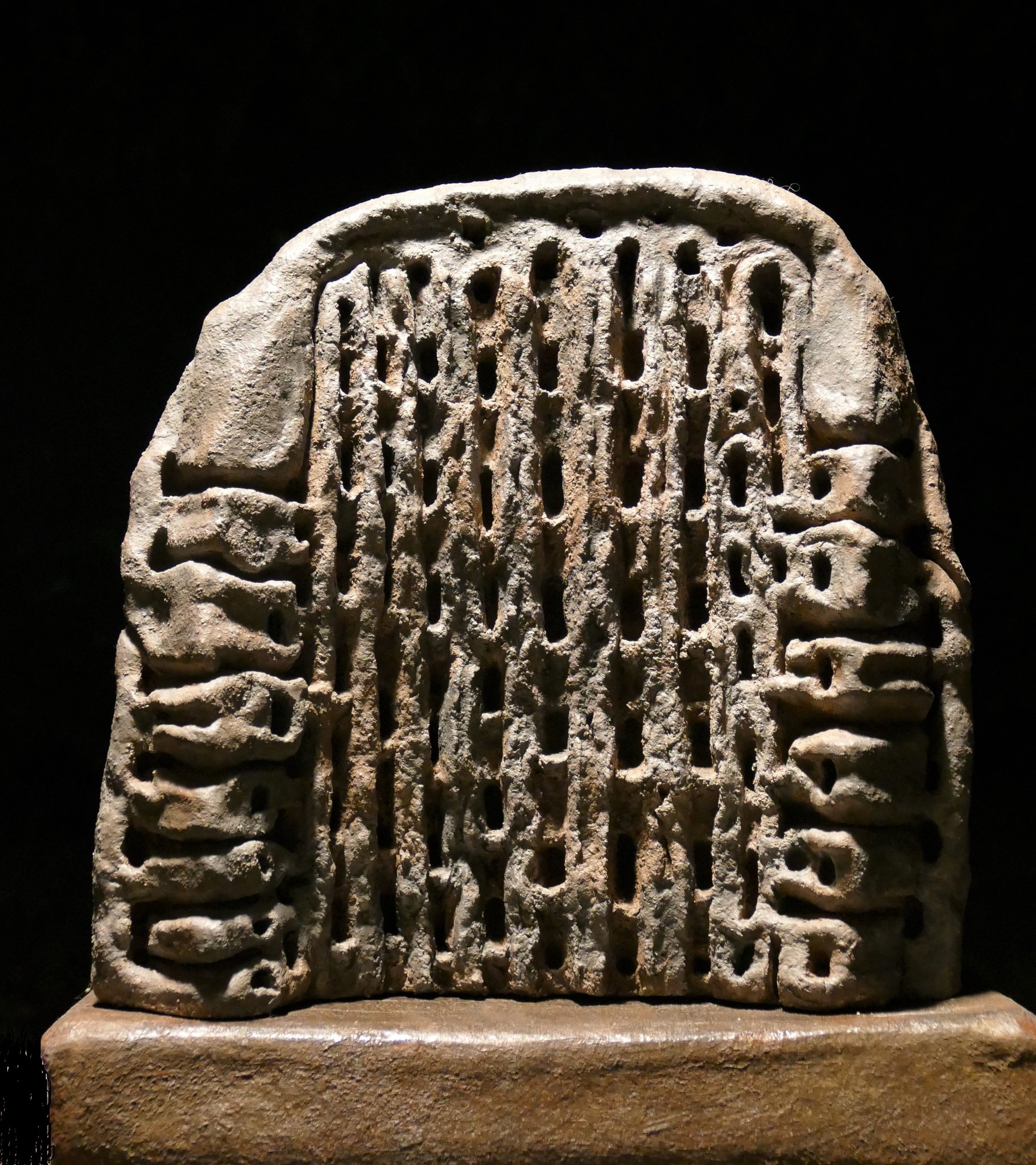 Madrépore - terre cuite - h 22 cm