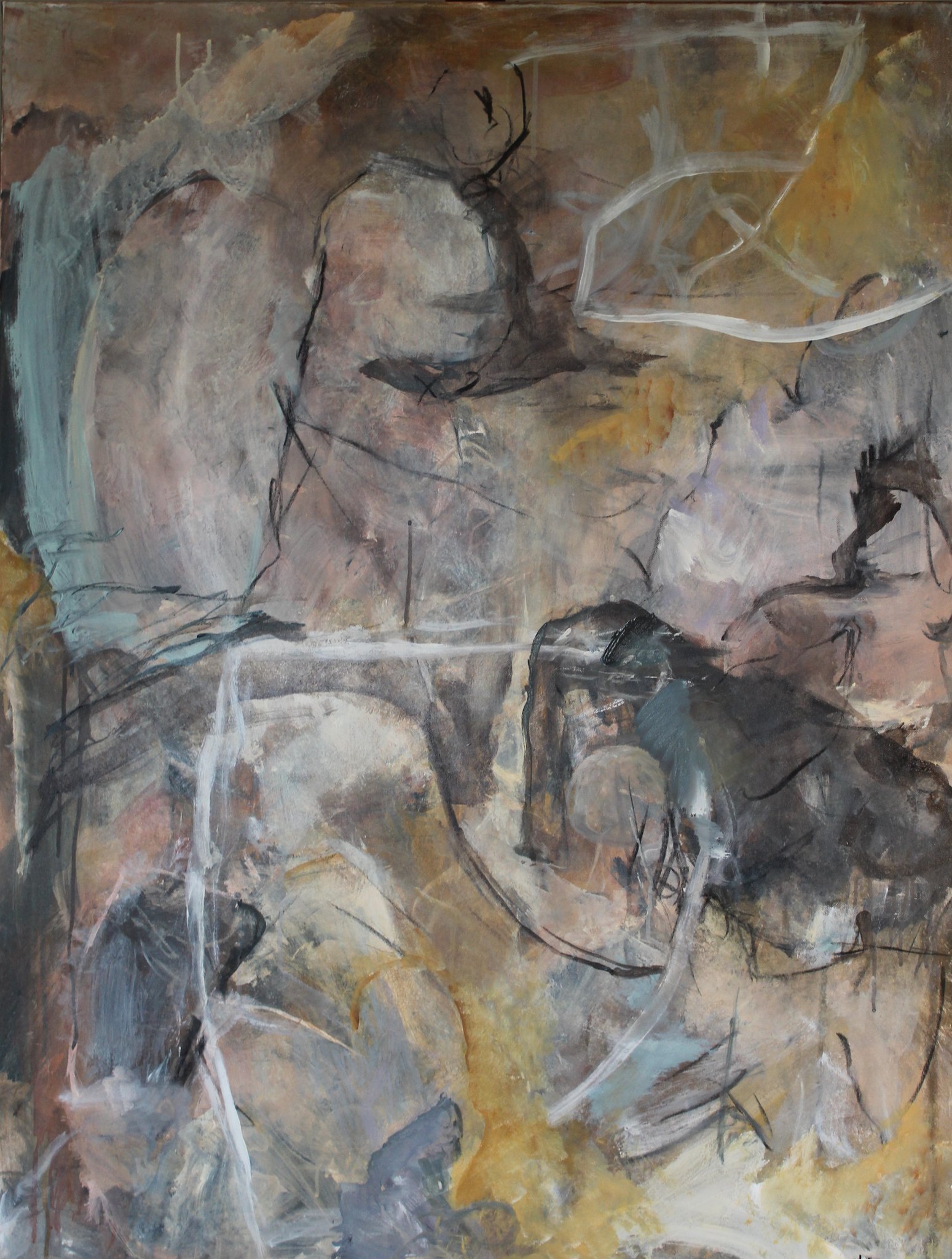 Je me souviens - Acrylique sur toile - 89x115 cm