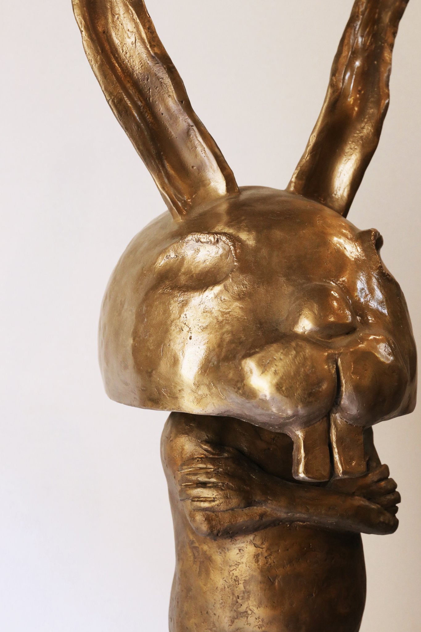 Mon cher Lapin - Bronze - 80x27x27 cm