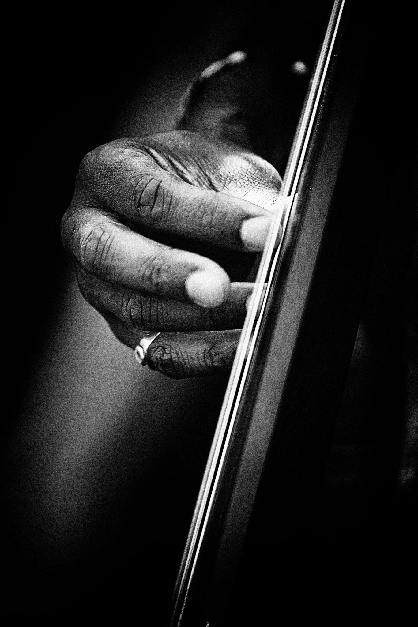 "Bassiste 06" - Impression sur plexi - 60x90cm - Encadré