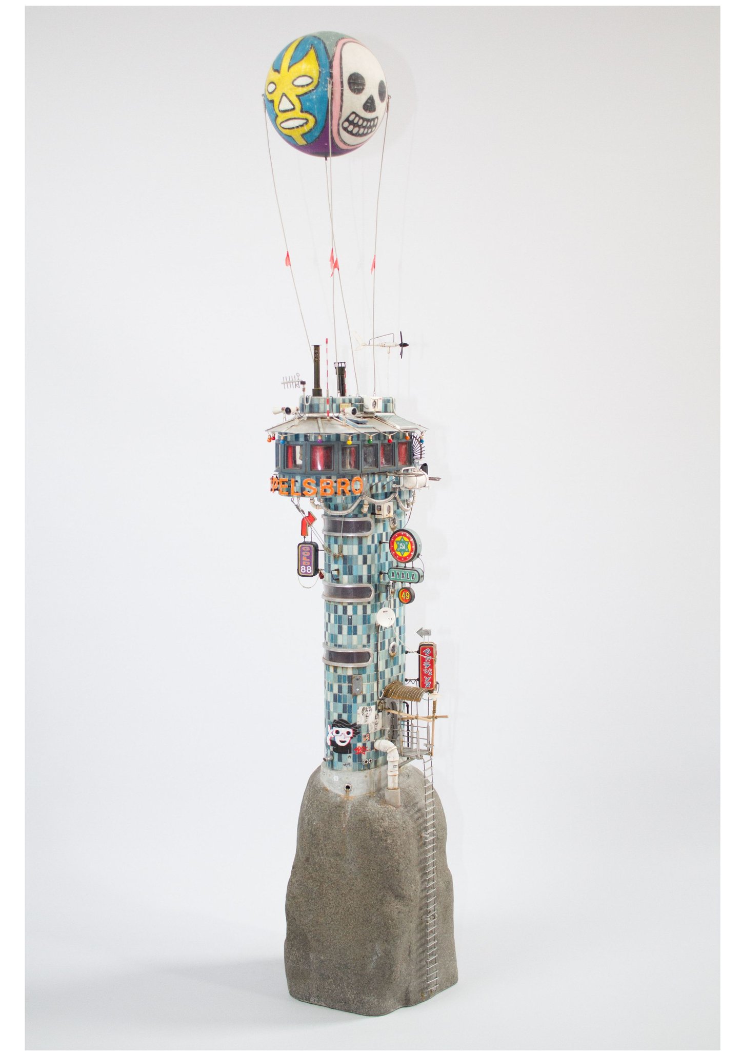 knippelsbrau - Technique mixte - 98x16x23 cm