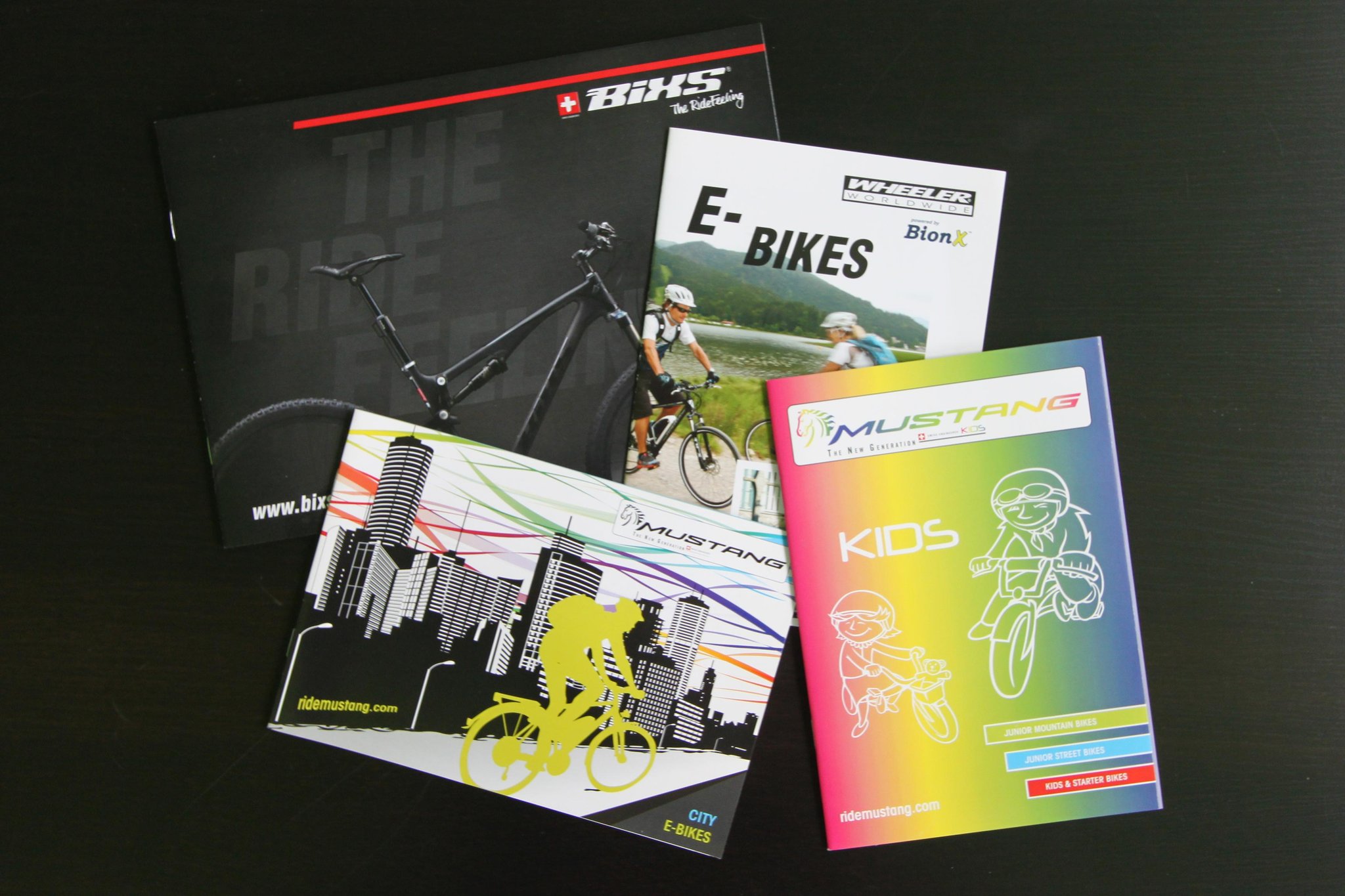 Gestaltung und Produktion diverser Bike-Kataloge