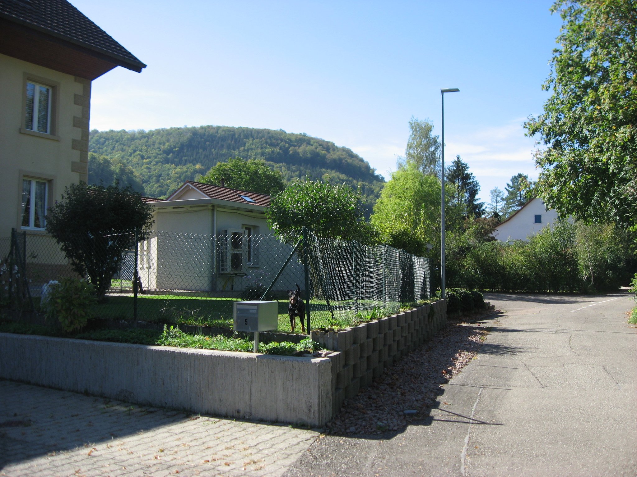 Zufahrt Hauptstrasse von Frick