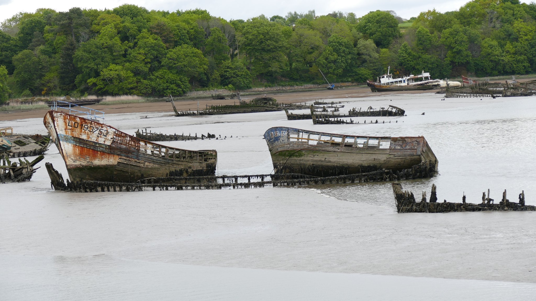 Cimetière des bateaux - Kerhervy - Lanester