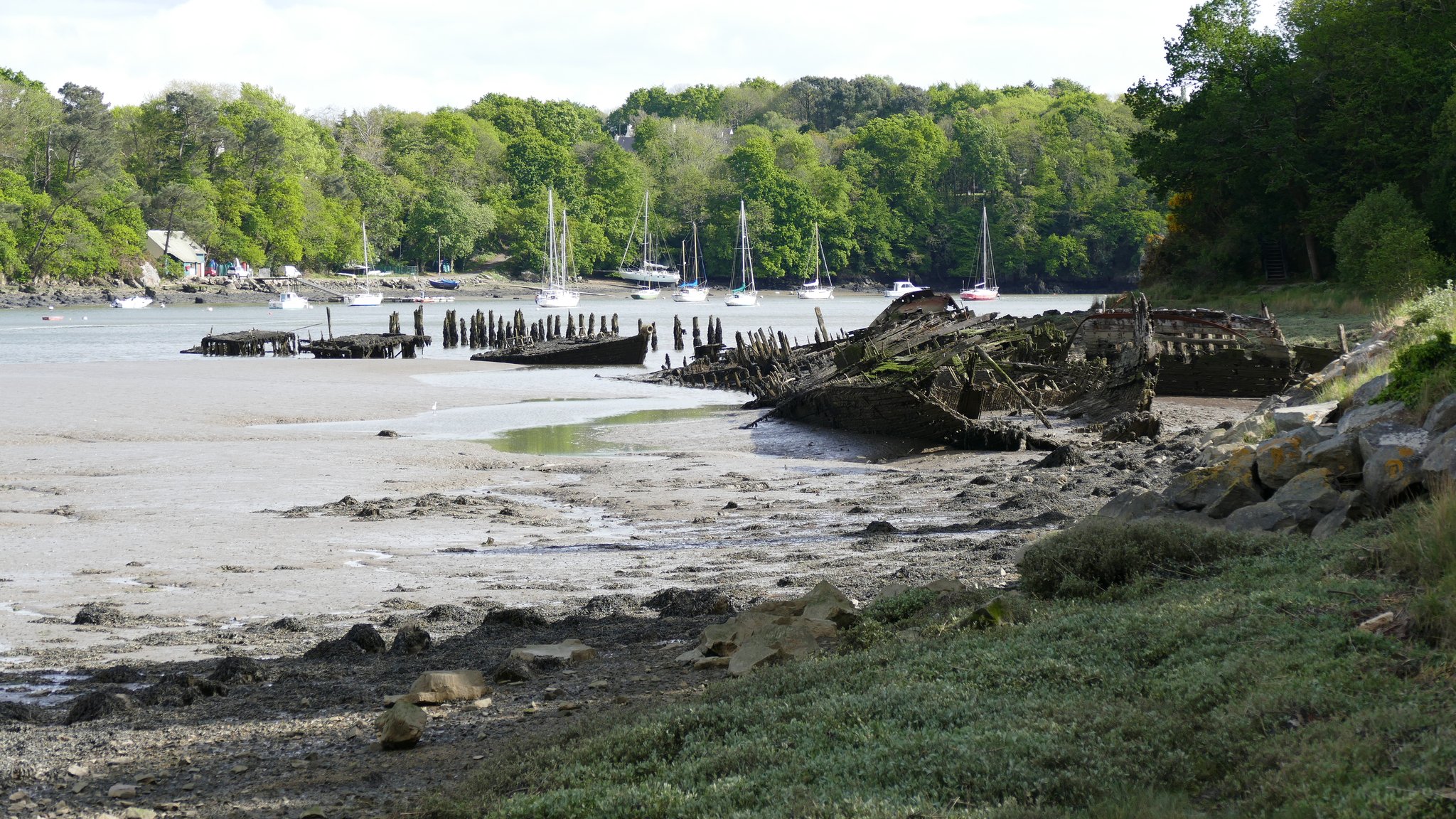 Cimetière des bateaux - Kerhervy - Lanester