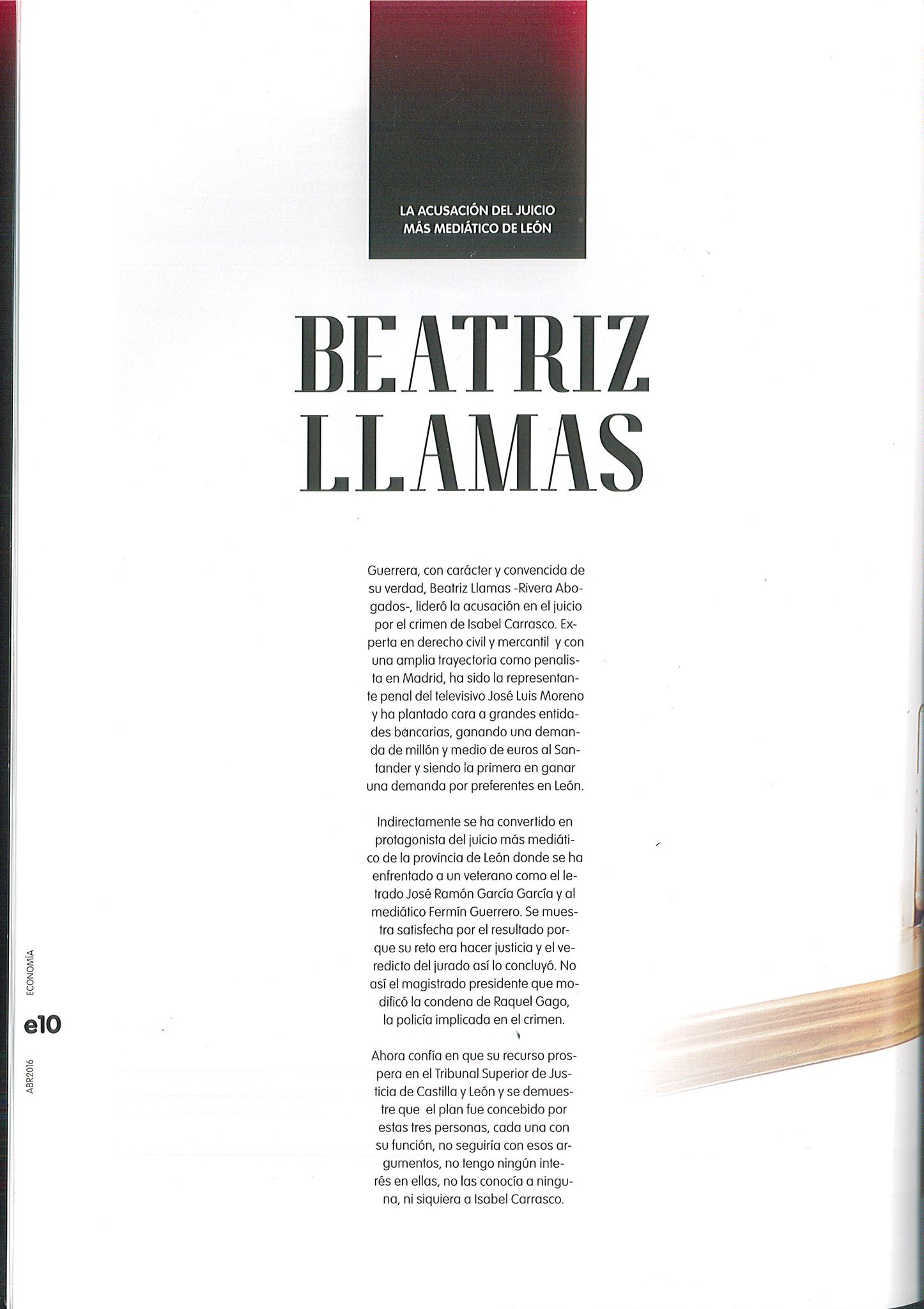 BEATRIZ LLAMAS ABOGADA