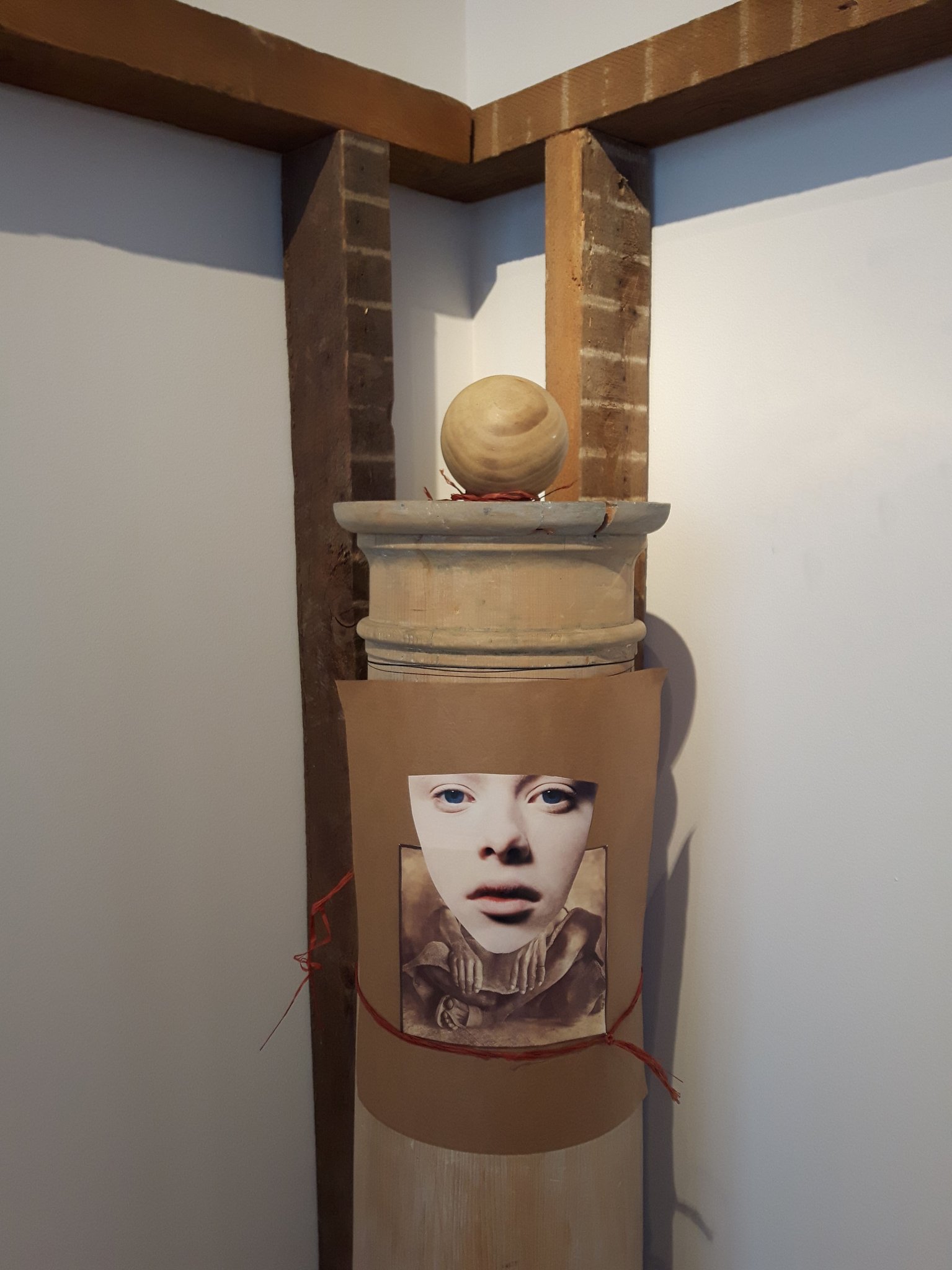 Collage and installation by deborah harris