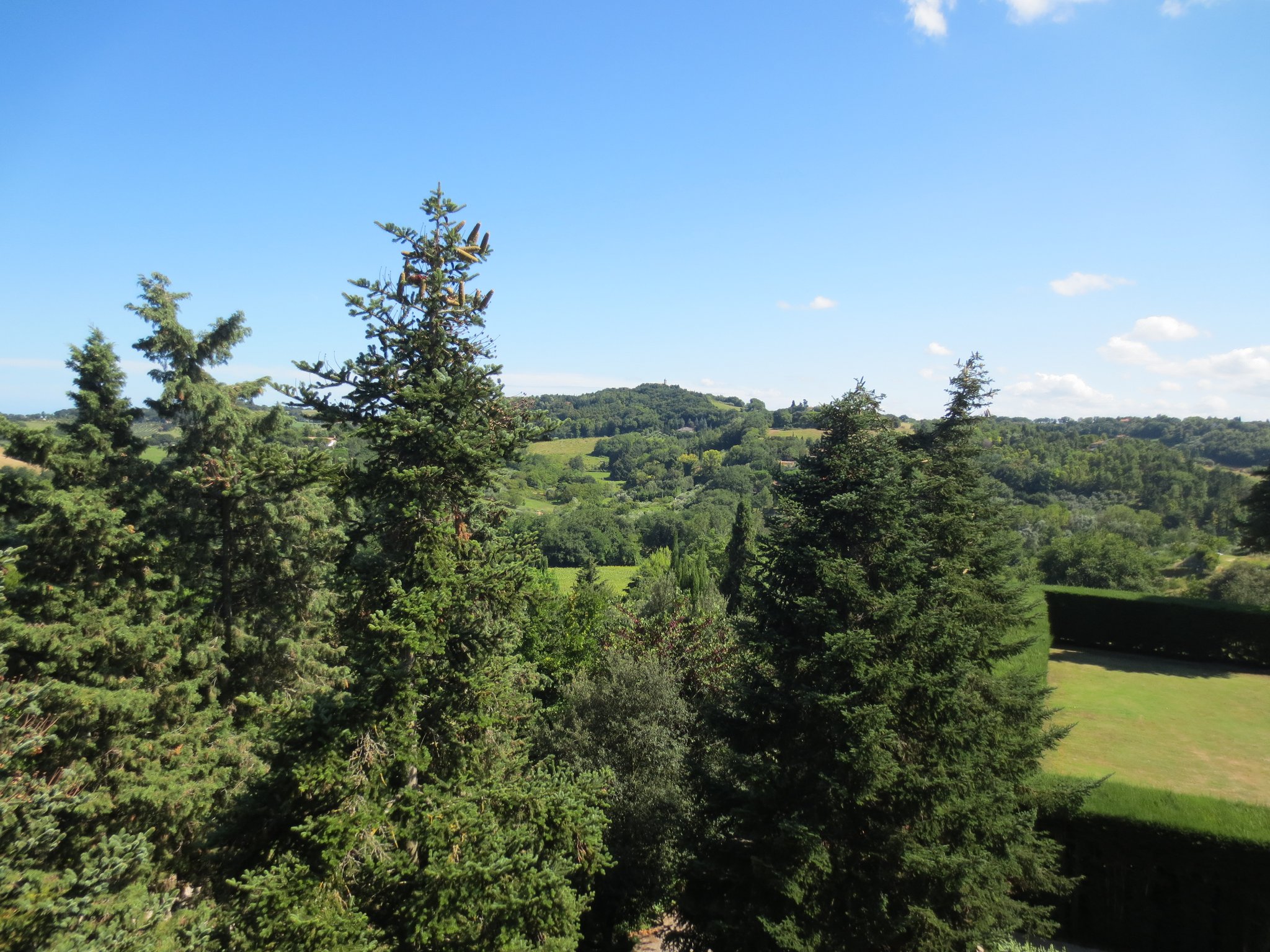 Ausklang der Ferien in der Villa Cattani Stuart XVII sec., Trebbiantico (Pesaro, Le Marche)