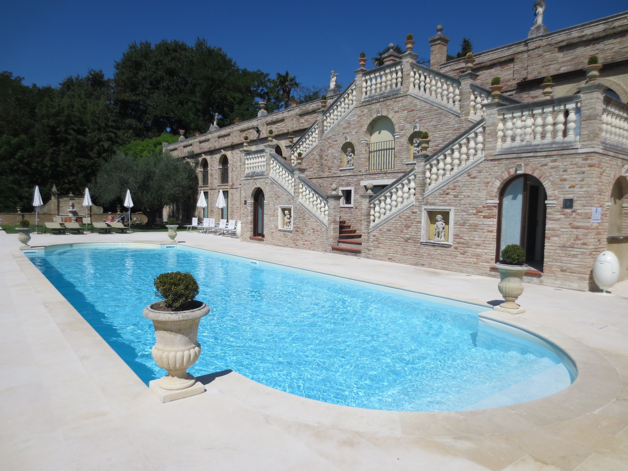 Ausklang der Ferien in der Villa Cattani Stuart XVII sec., Trebbiantico (Pesaro, Le Marche)