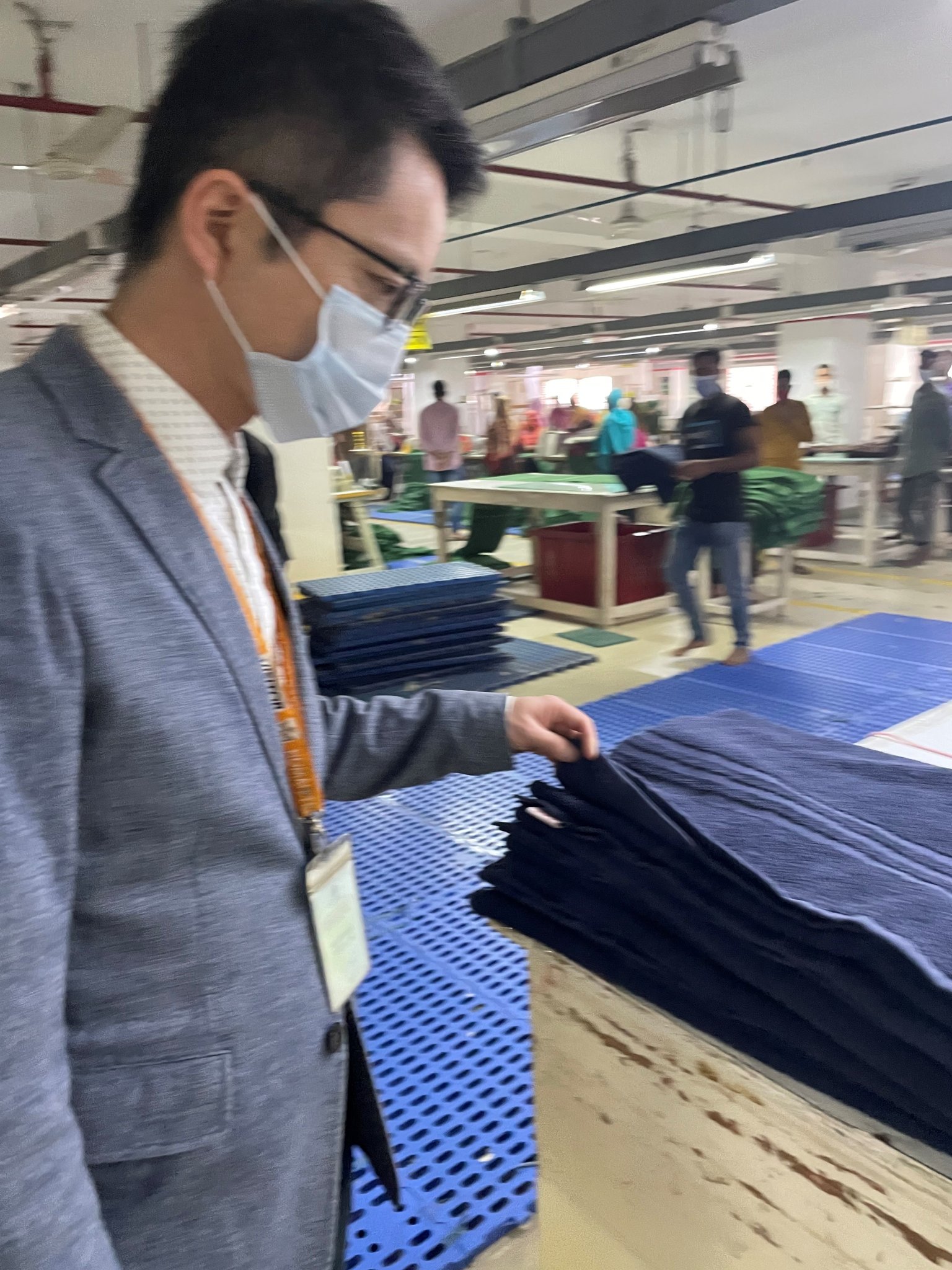 Towel Factory in Bangladesh, Visit